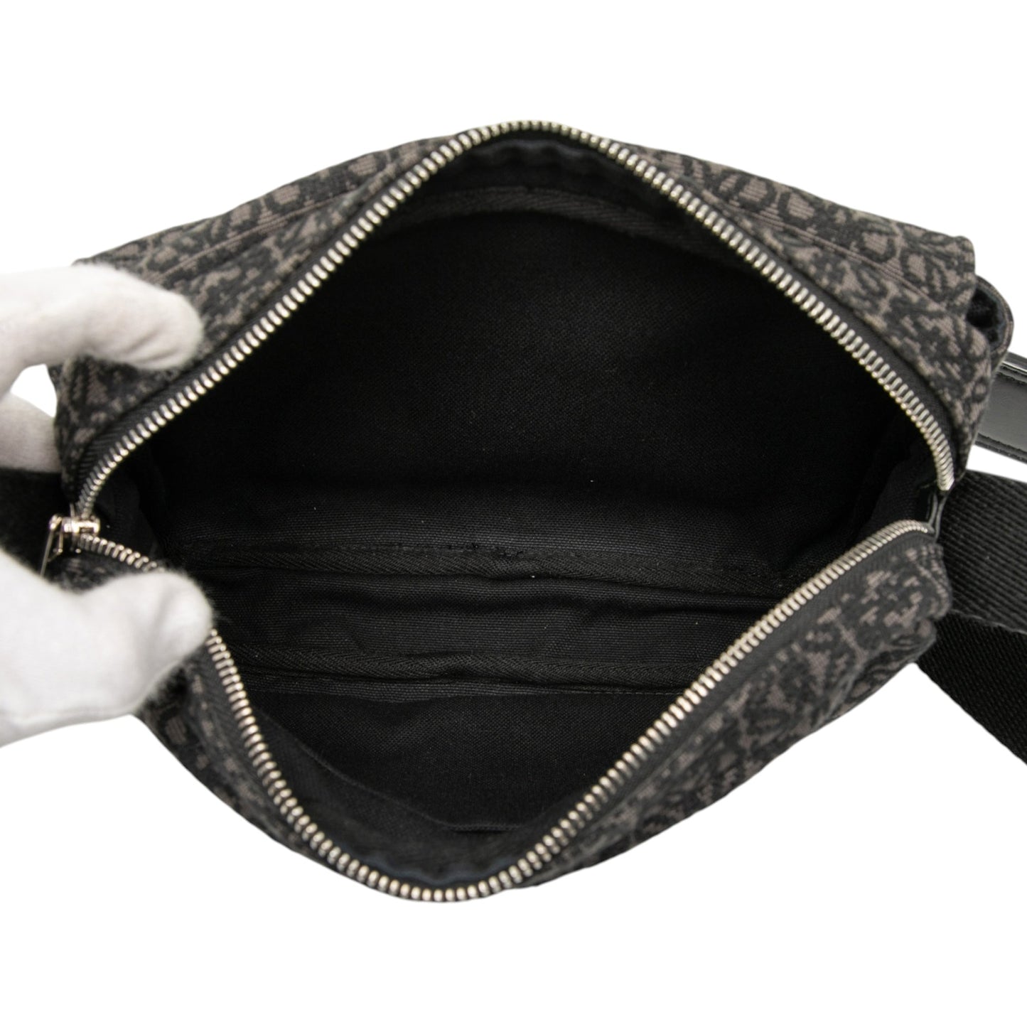 LOEWE XS Anagram Canvas Military Messenger Bag