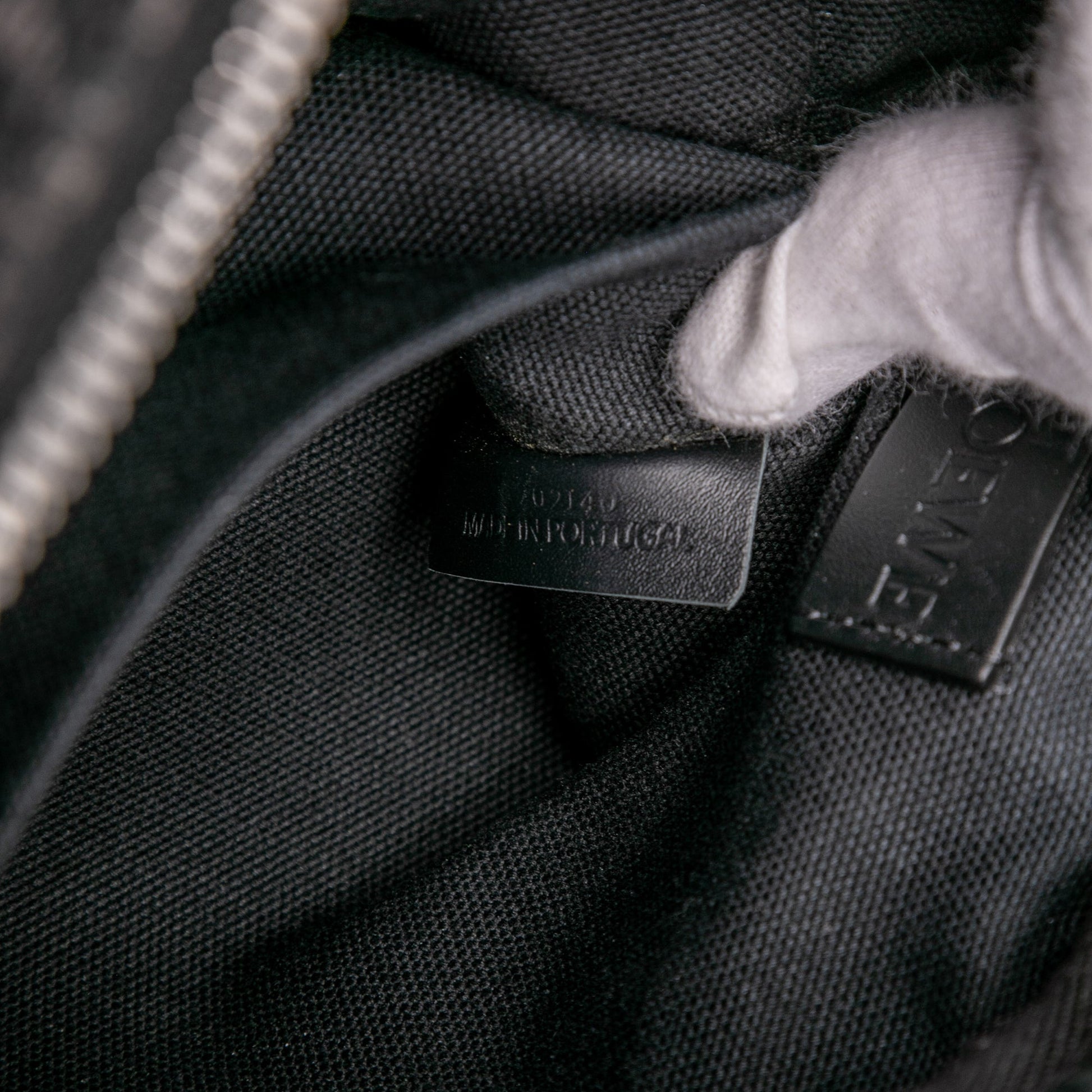 LOEWE XS Anagram Canvas Military Messenger Bag