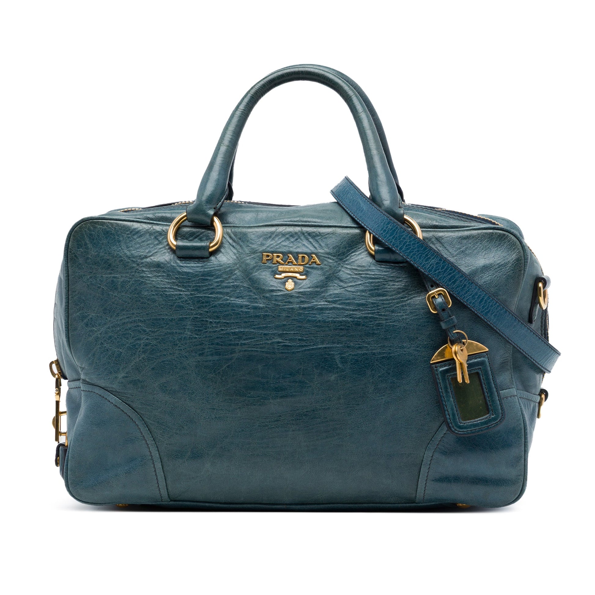 Prada Vitello Shine Satchel