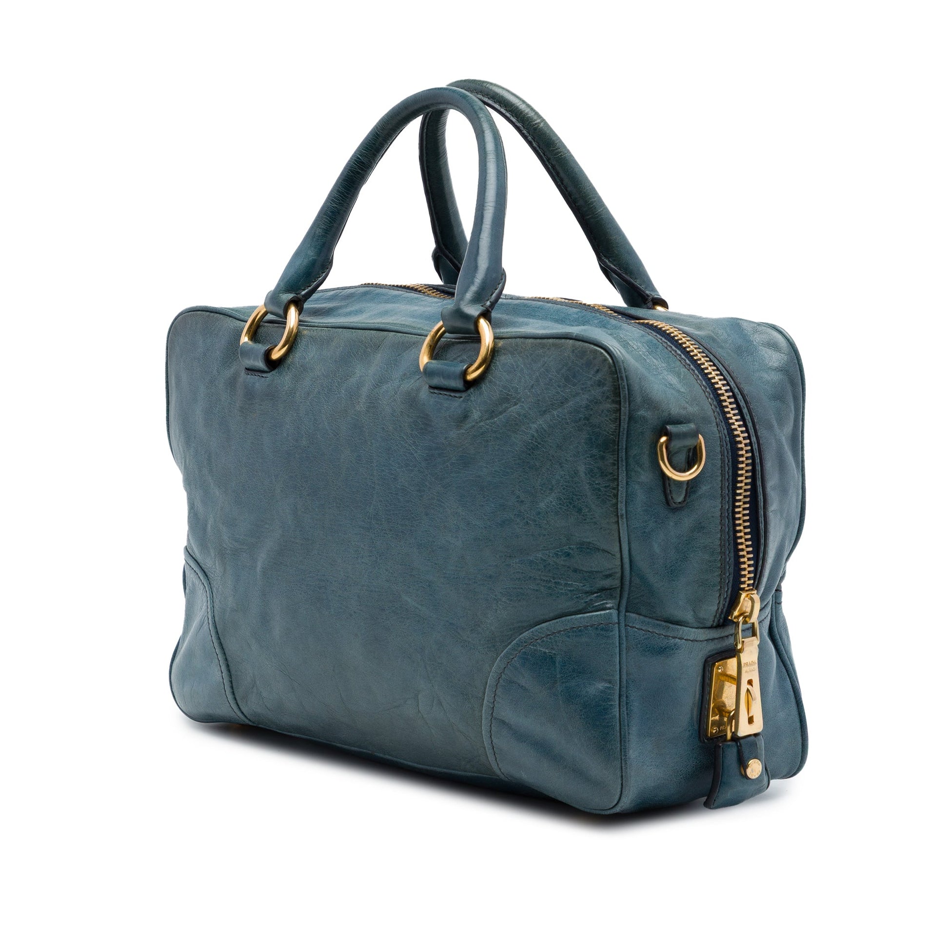Prada Vitello Shine Satchel