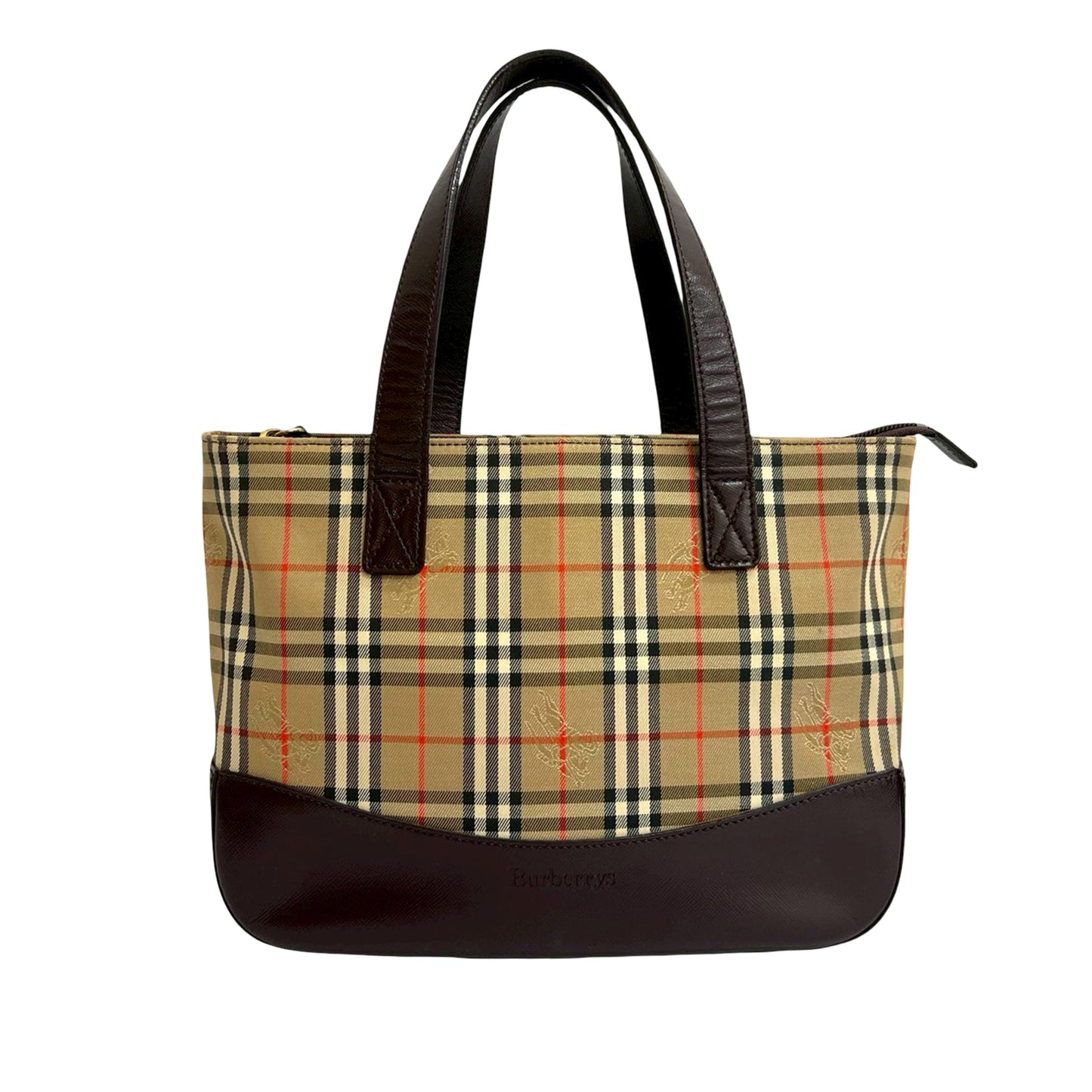 Burberry Haymarket Check Canvas Tote
