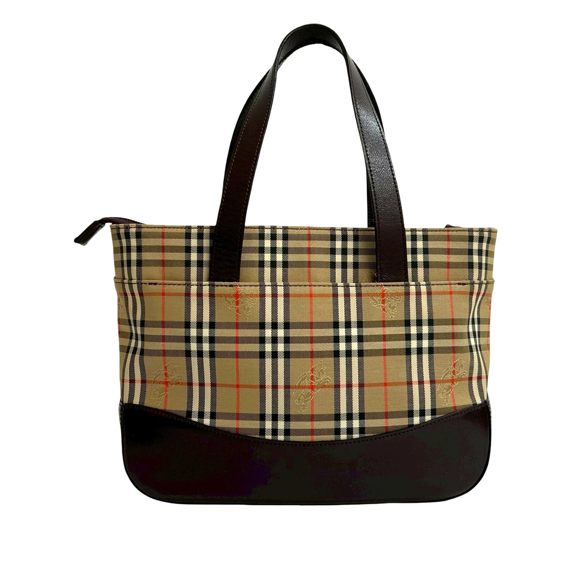 Burberry Haymarket Check Canvas Tote