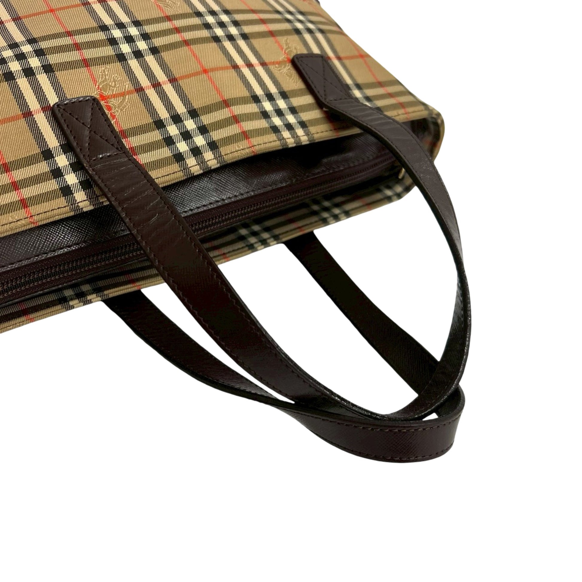 Burberry Haymarket Check Canvas Tote
