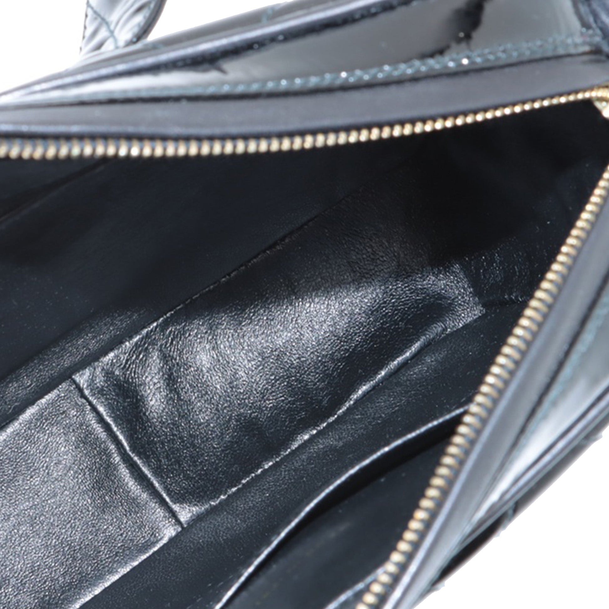 Chanel CC Quilted Patent Camera Bag