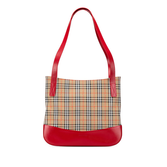 Burberry Haymarket Check Canvas Tote
