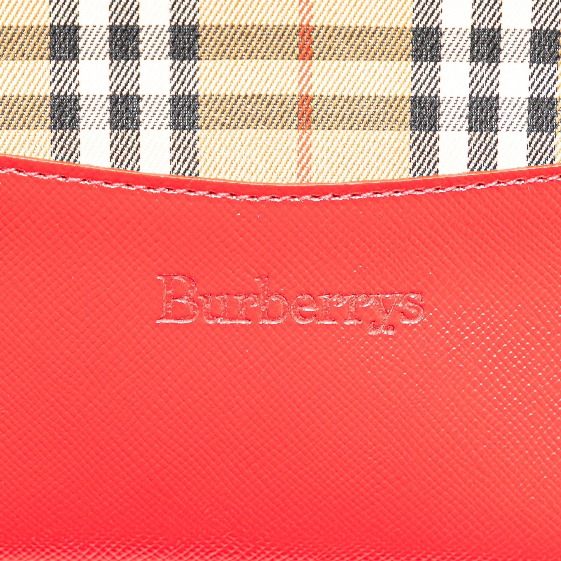 Burberry Haymarket Check Canvas Tote