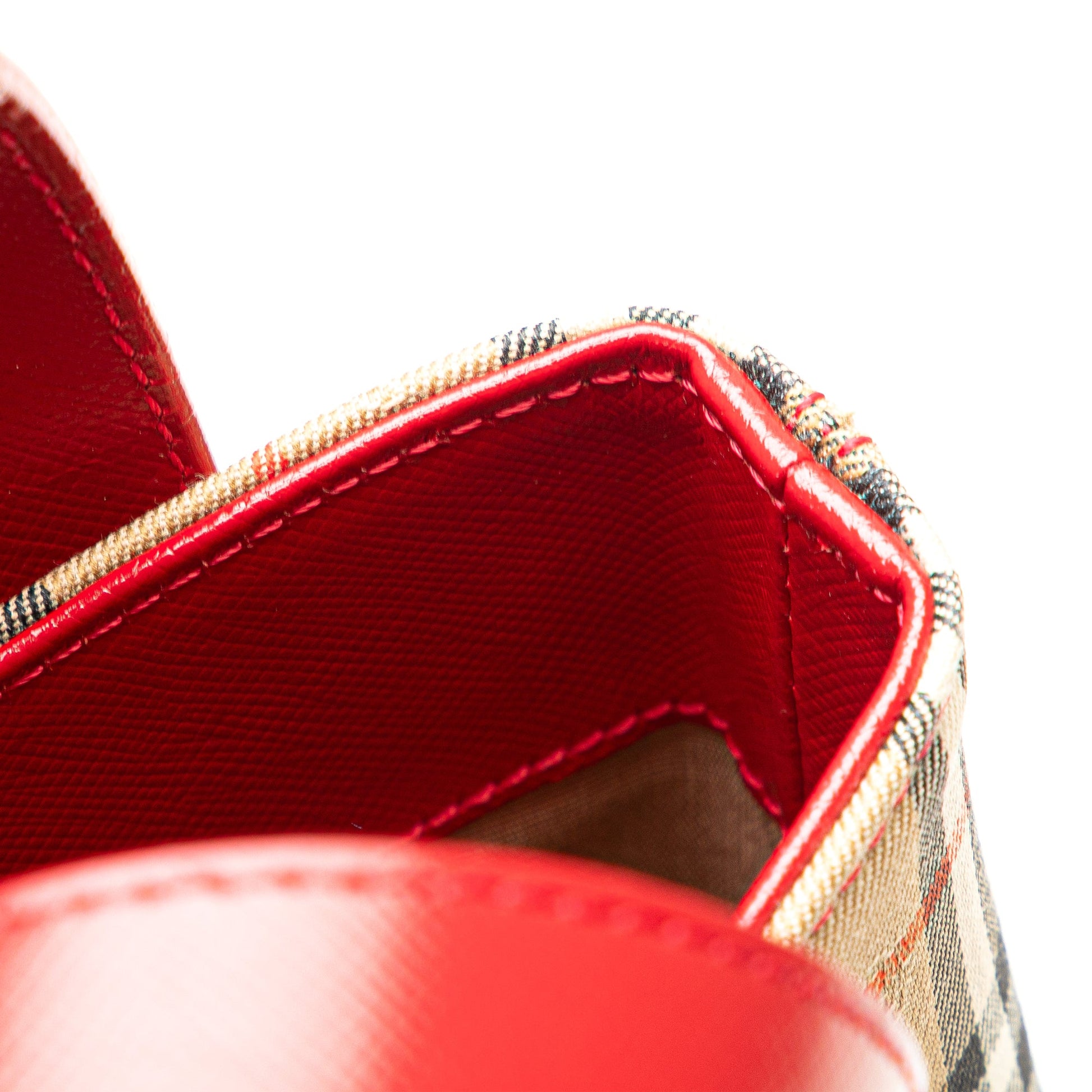 Burberry Haymarket Check Canvas Tote