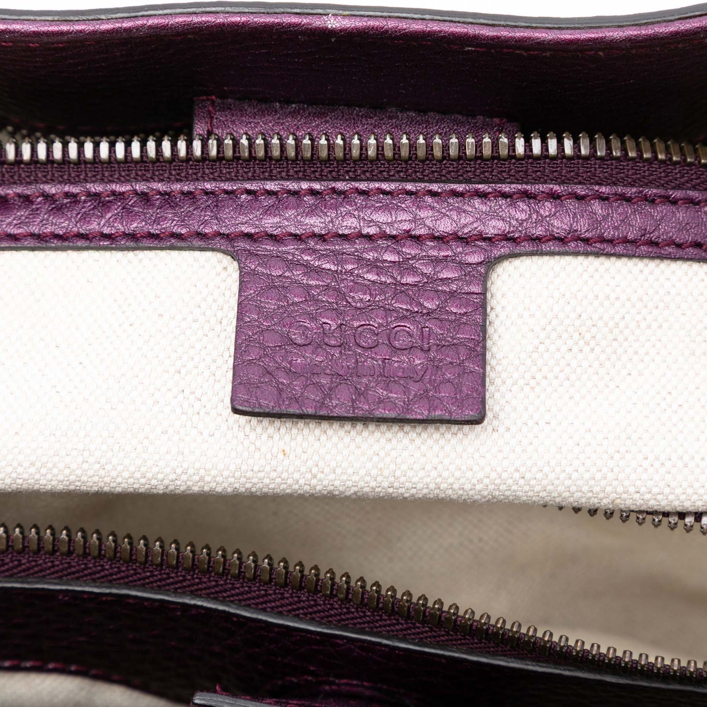 Gucci Medium Calfskin Bamboo Shopper Satchel