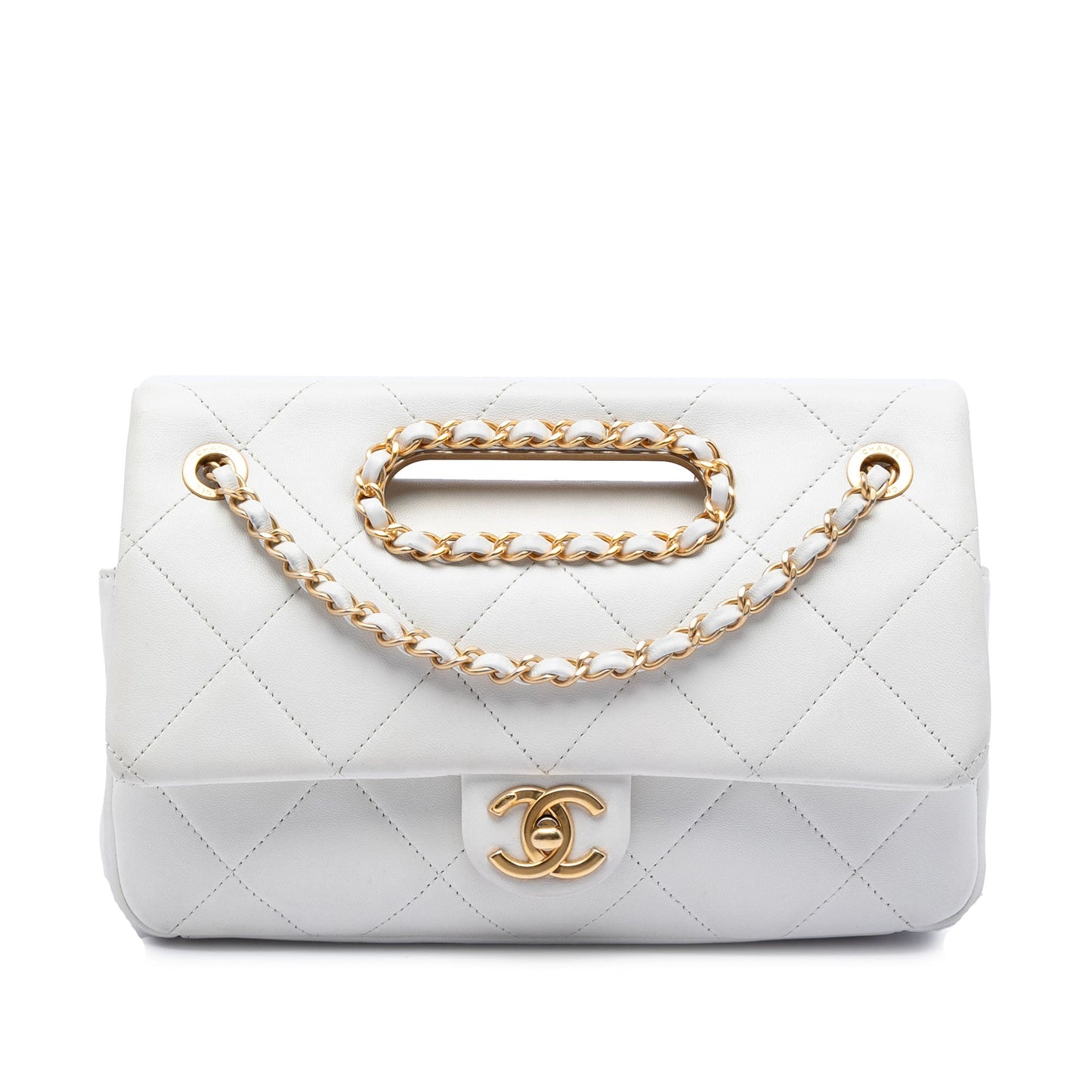 Chanel Medium Quilted Lambskin A Real Catch Flap