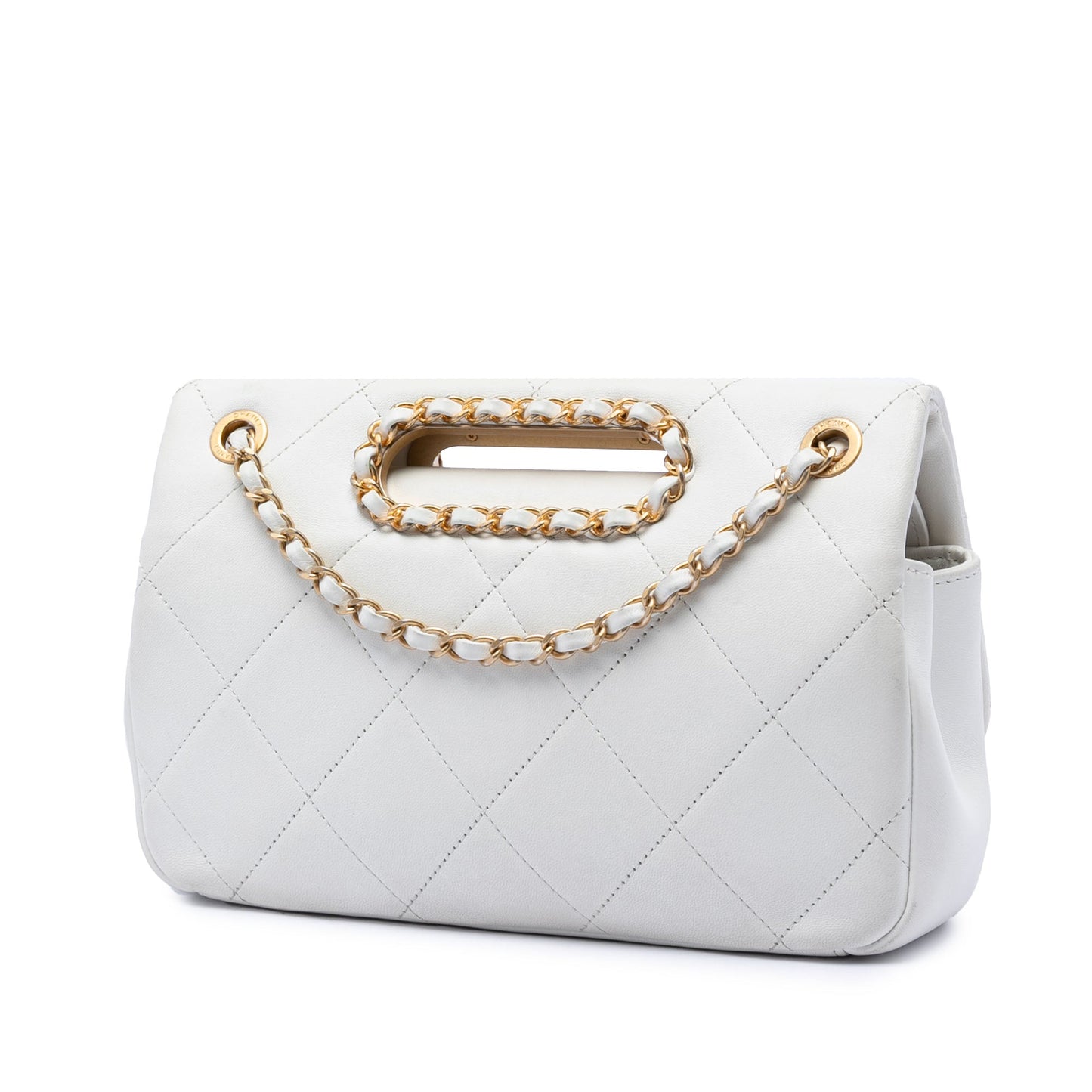 Chanel Medium Quilted Lambskin A Real Catch Flap
