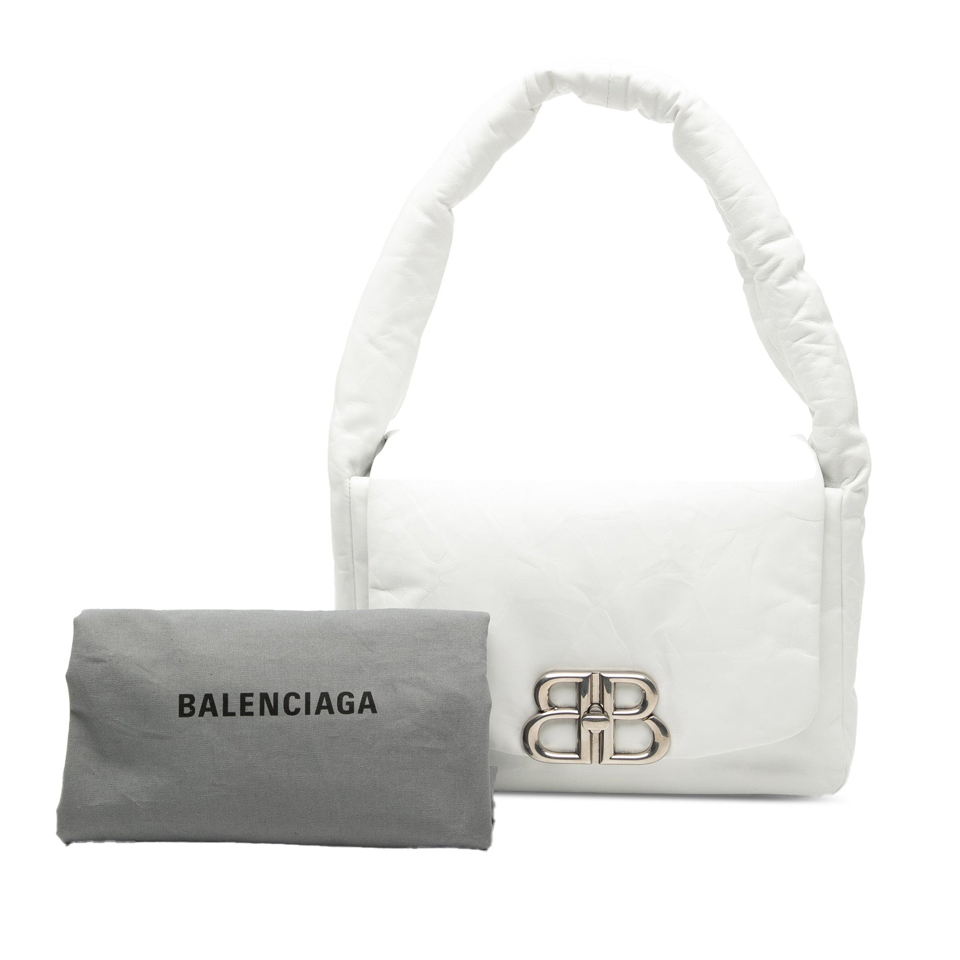 Balenciaga Small Calfskin Monaco Sling Shoulder Bag