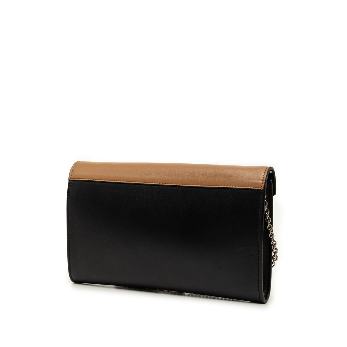 Celine Tricolor Leather Pocket Envelope Wallet On Chain