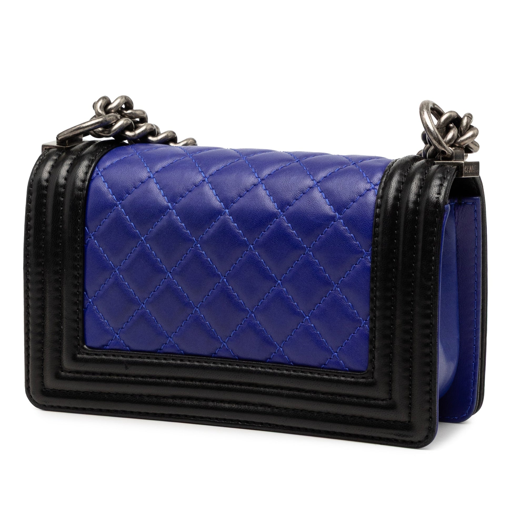 Chanel Small Bicolor Lambskin Boy Flap