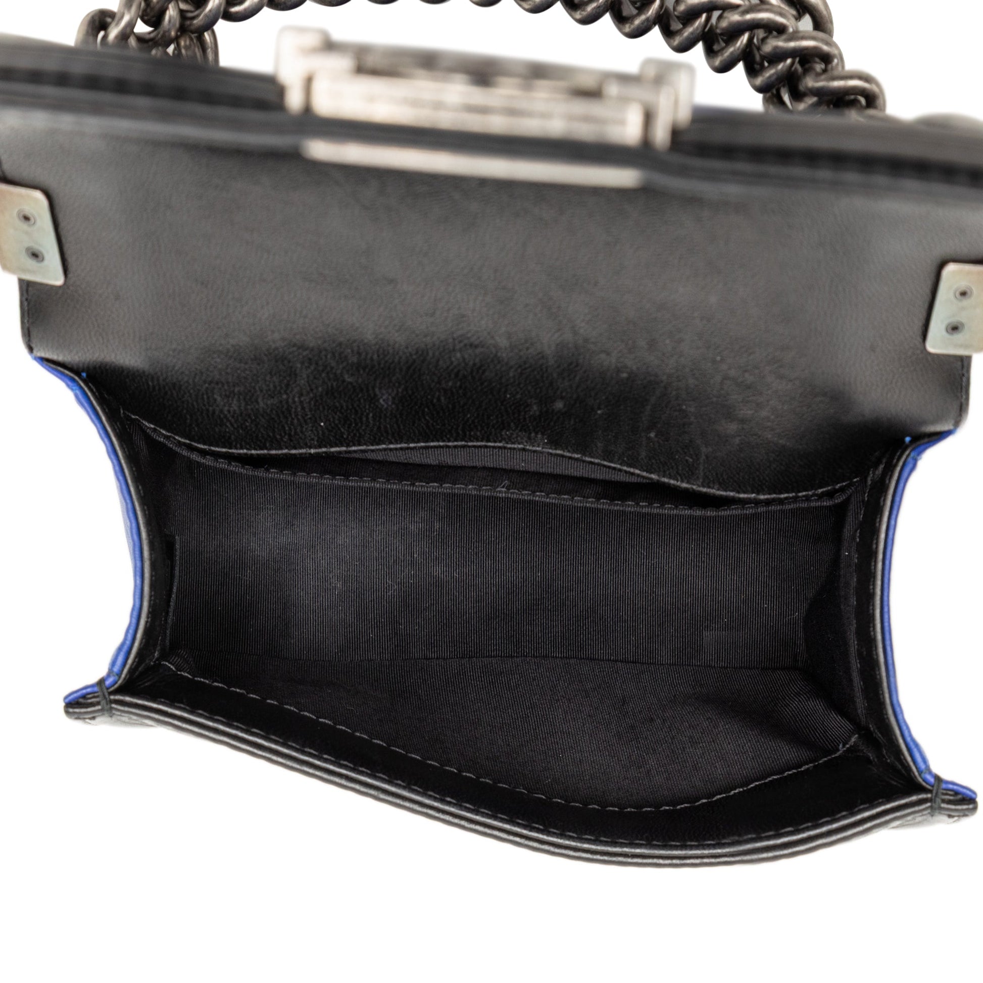 Chanel Small Bicolor Lambskin Boy Flap