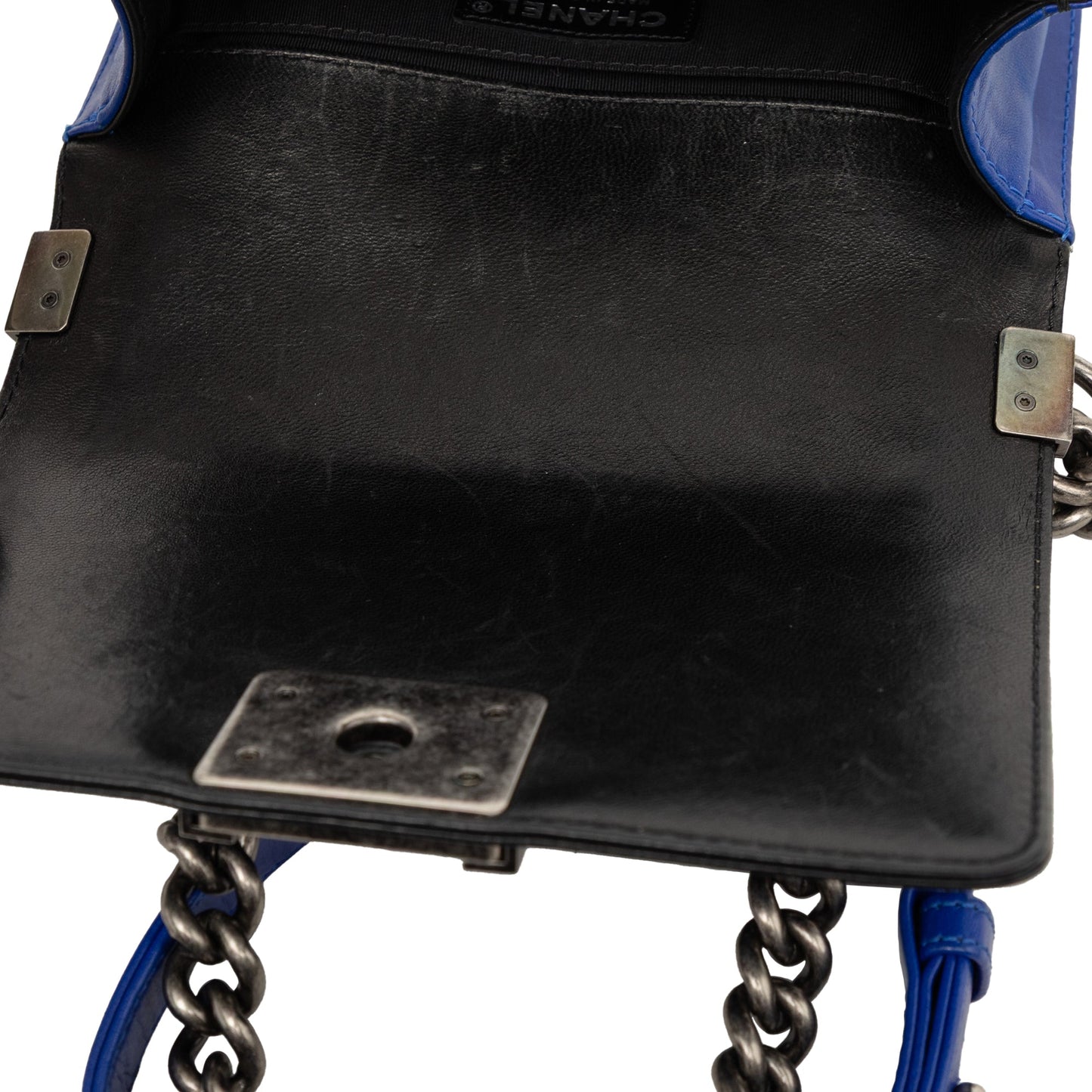 Chanel Small Bicolor Lambskin Boy Flap