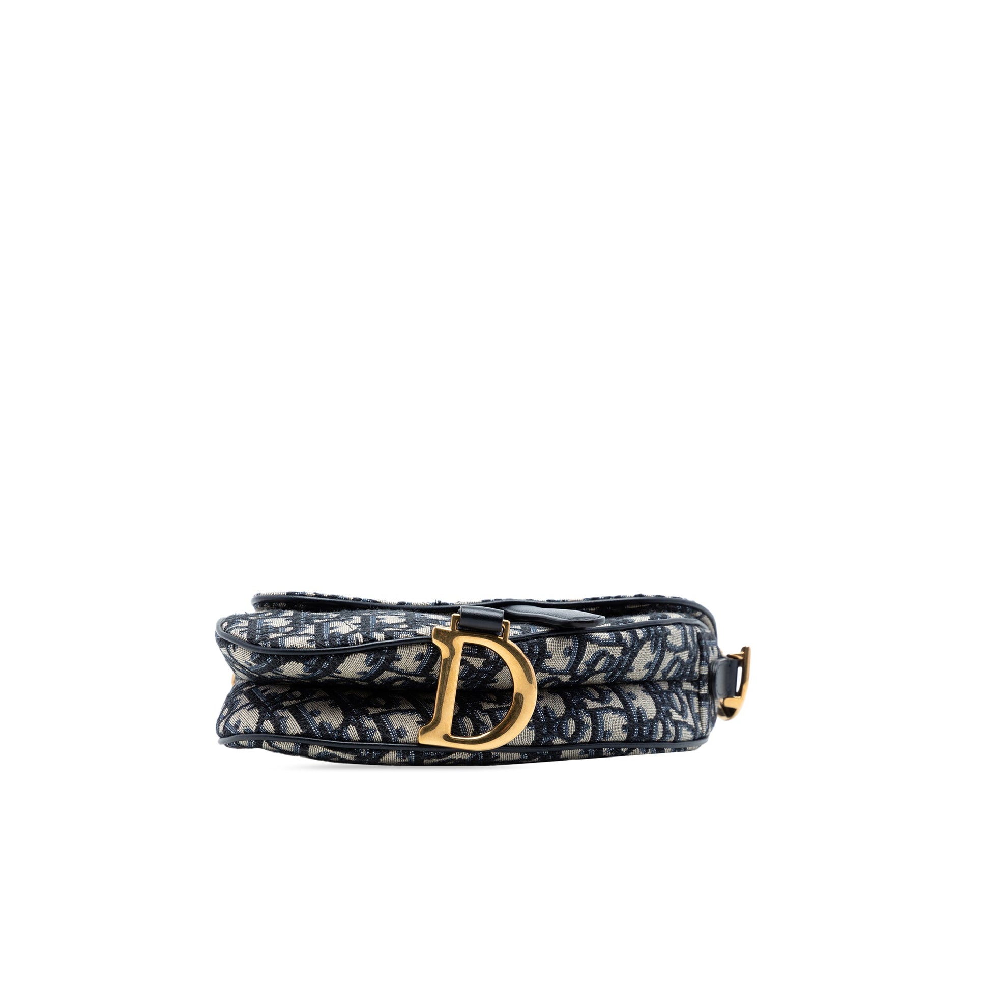 Dior Mini Oblique Canvas Saddle Bag