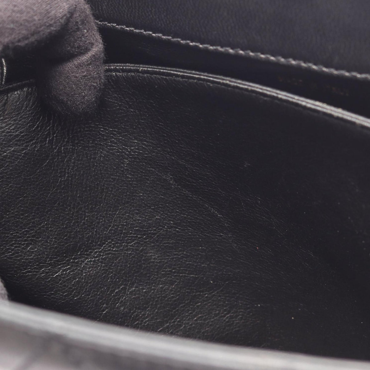 Chanel Quilted Lambskin Crossbody — Black