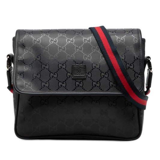 Kids GG Imprime Web Messenger Bag