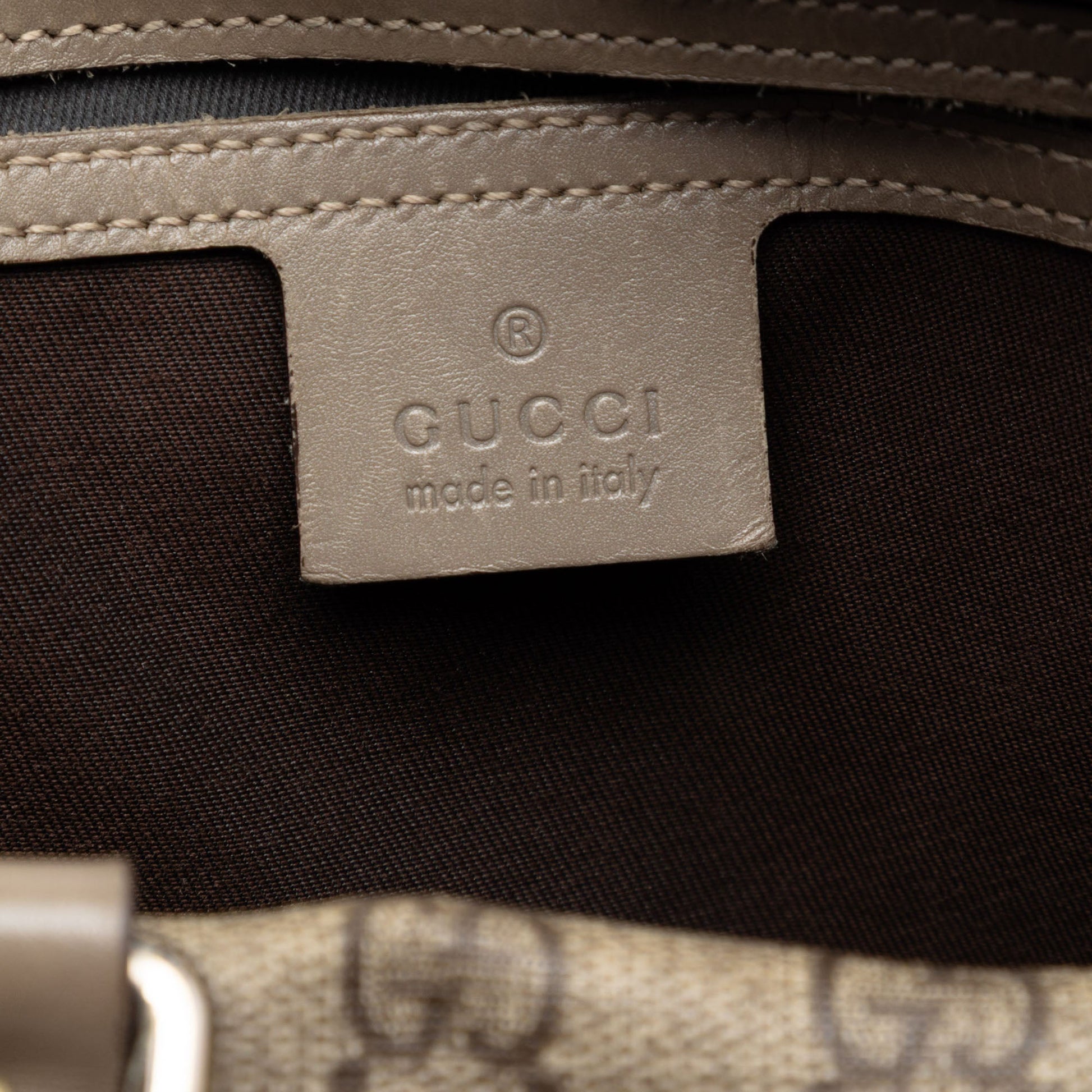 Gucci Medium GG Supreme Joy Boston Bag