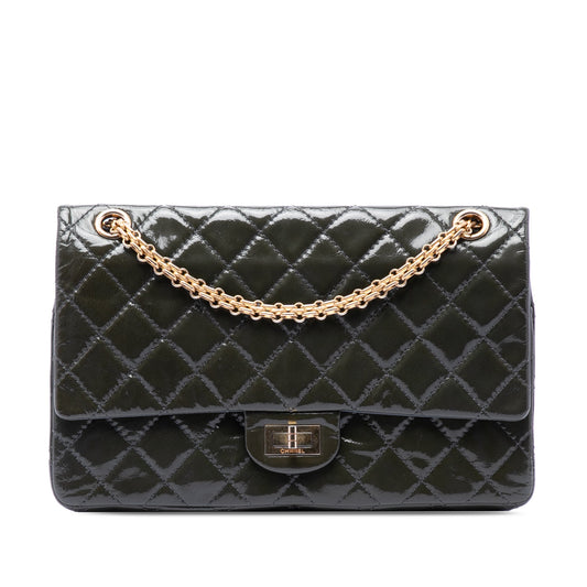 Chanel Quilted Patent Reissue 2.55 Double Flap 226