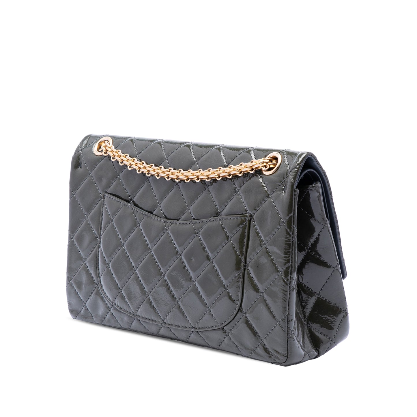 Chanel Quilted Patent Reissue 2.55 Double Flap 226