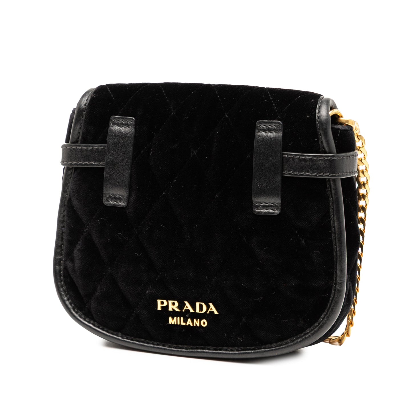 Prada Impuntu Velluto Corsaire Crossbody