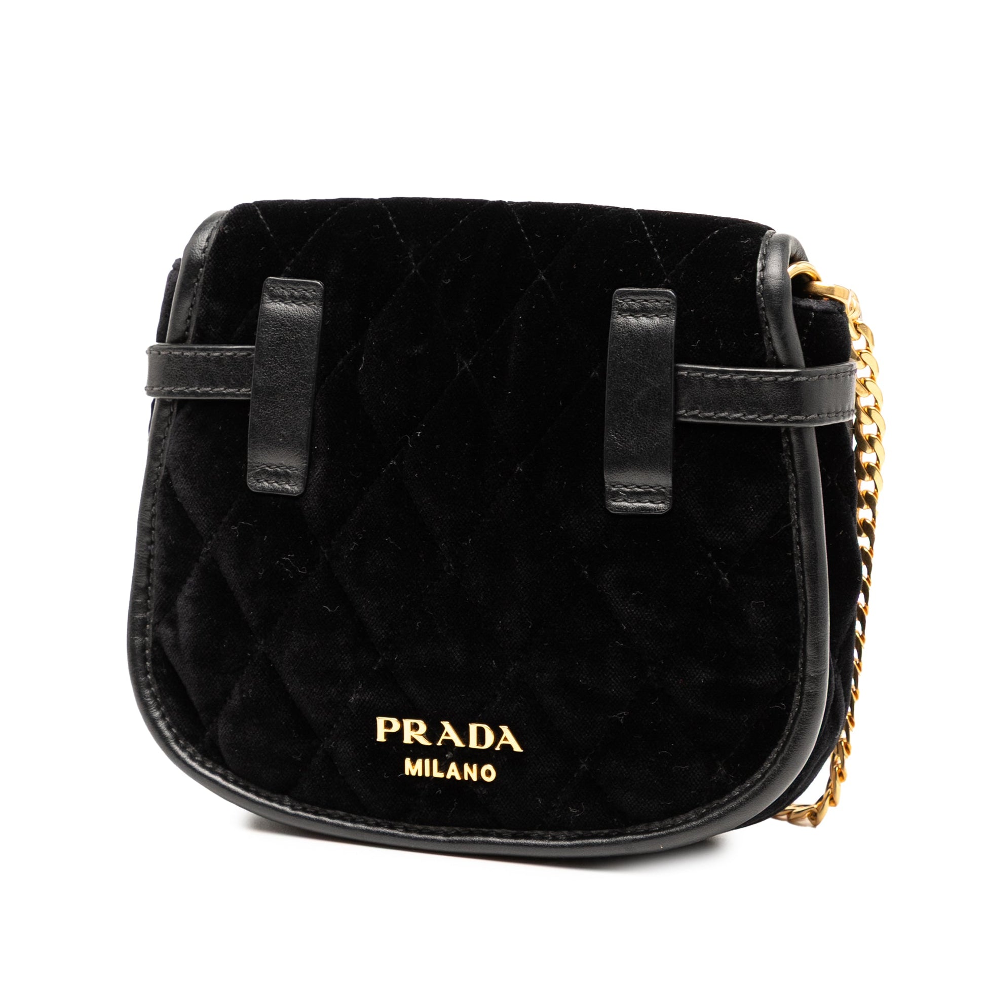 Prada Impuntu Velluto Corsaire Crossbody