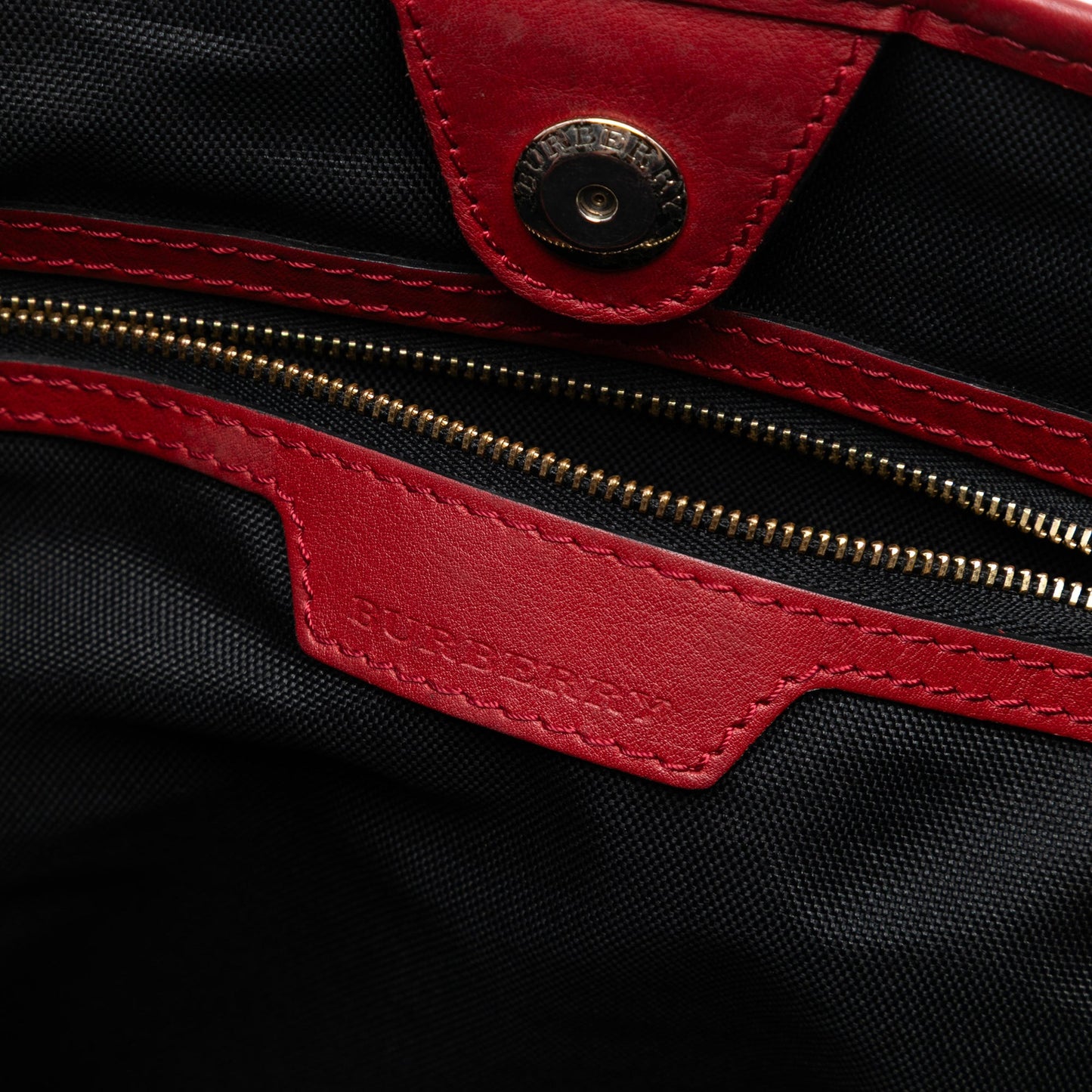 Burberry Small Haymarket Check Canvas and Leather Canterbury Tote
