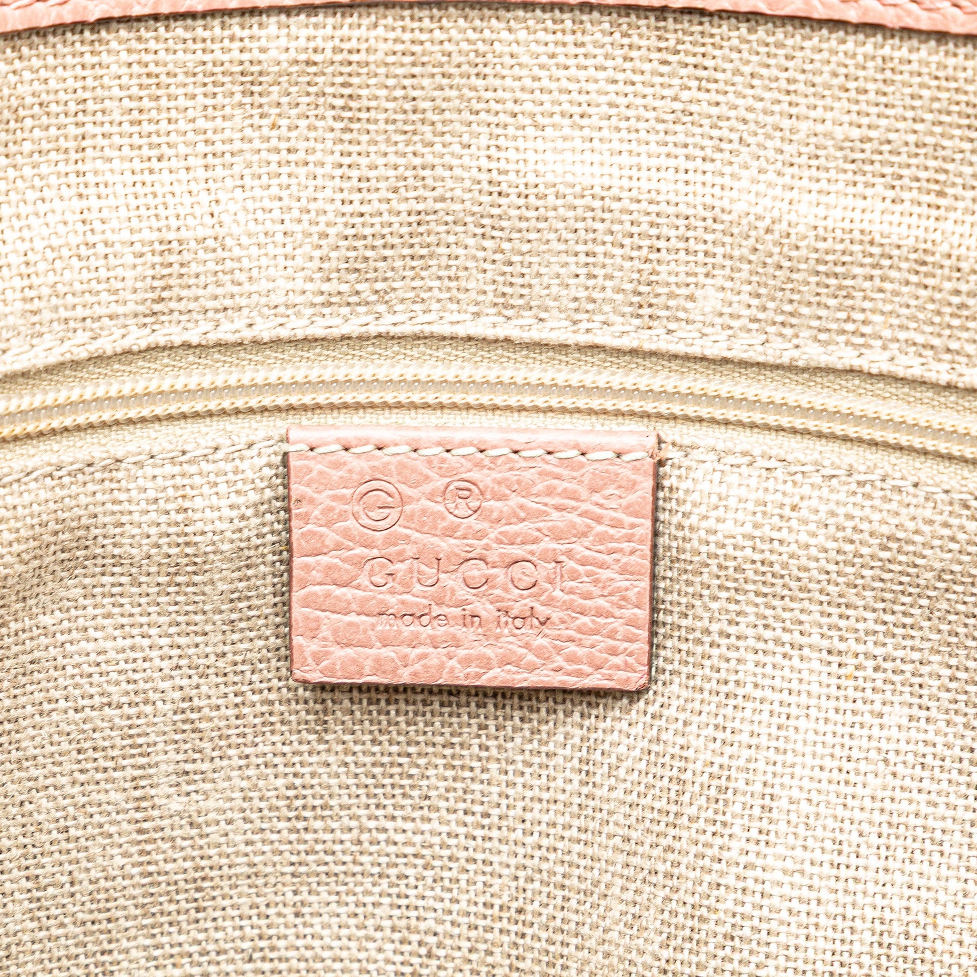 Gucci Dollar Calfskin GG Charm Satchel