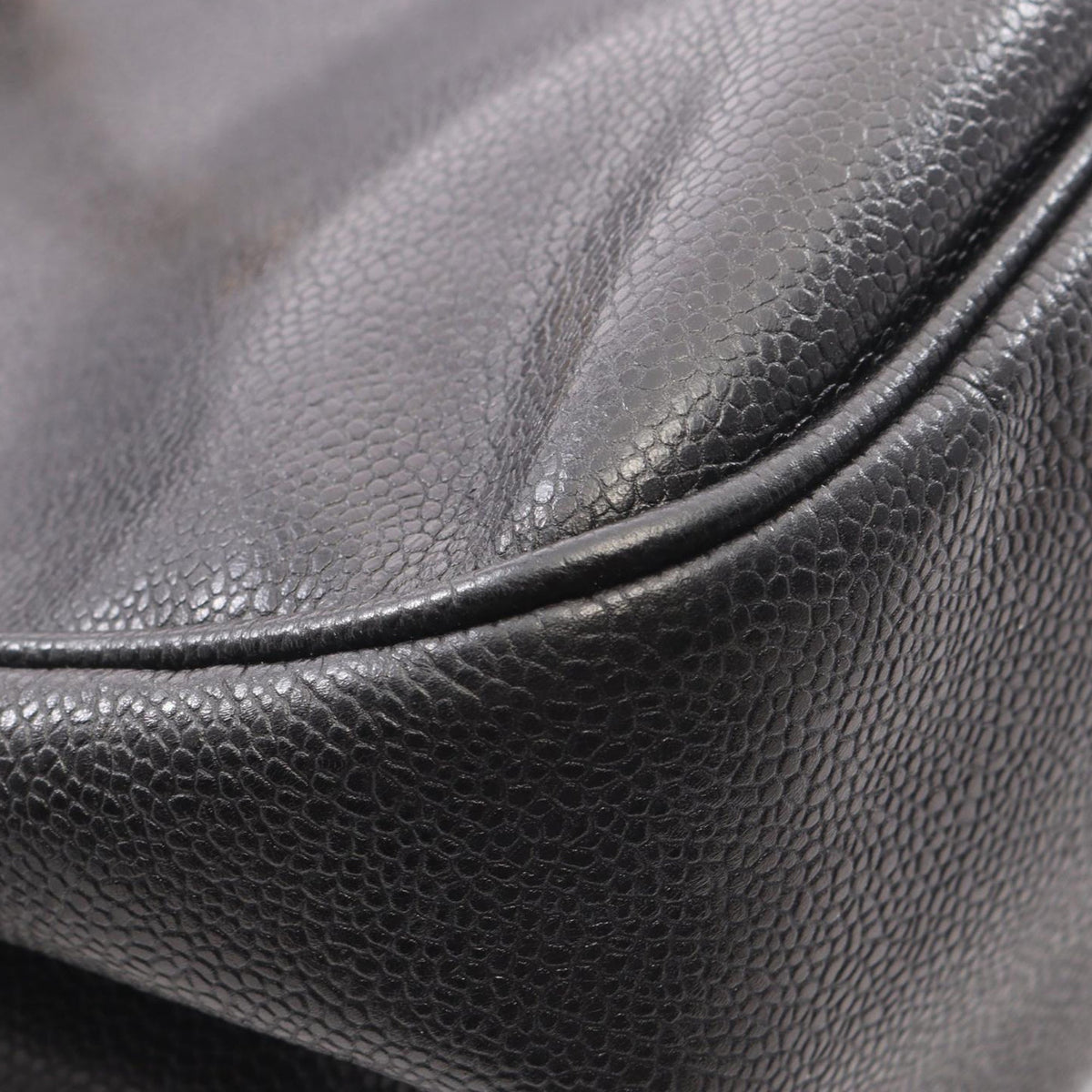Chanel CC Caviar Backpack — Black