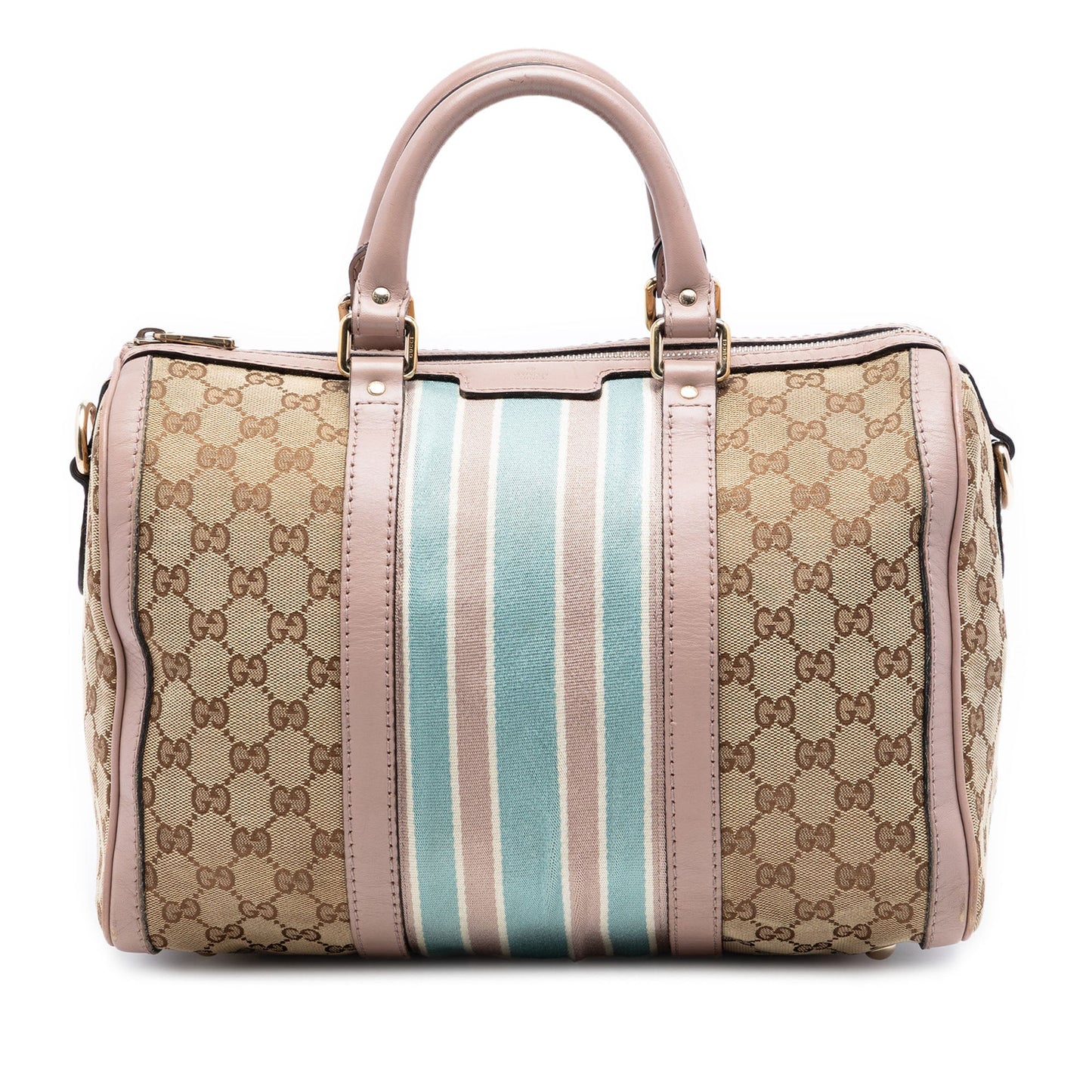 Gucci Medium GG Canvas Web Joy Boston Bag
