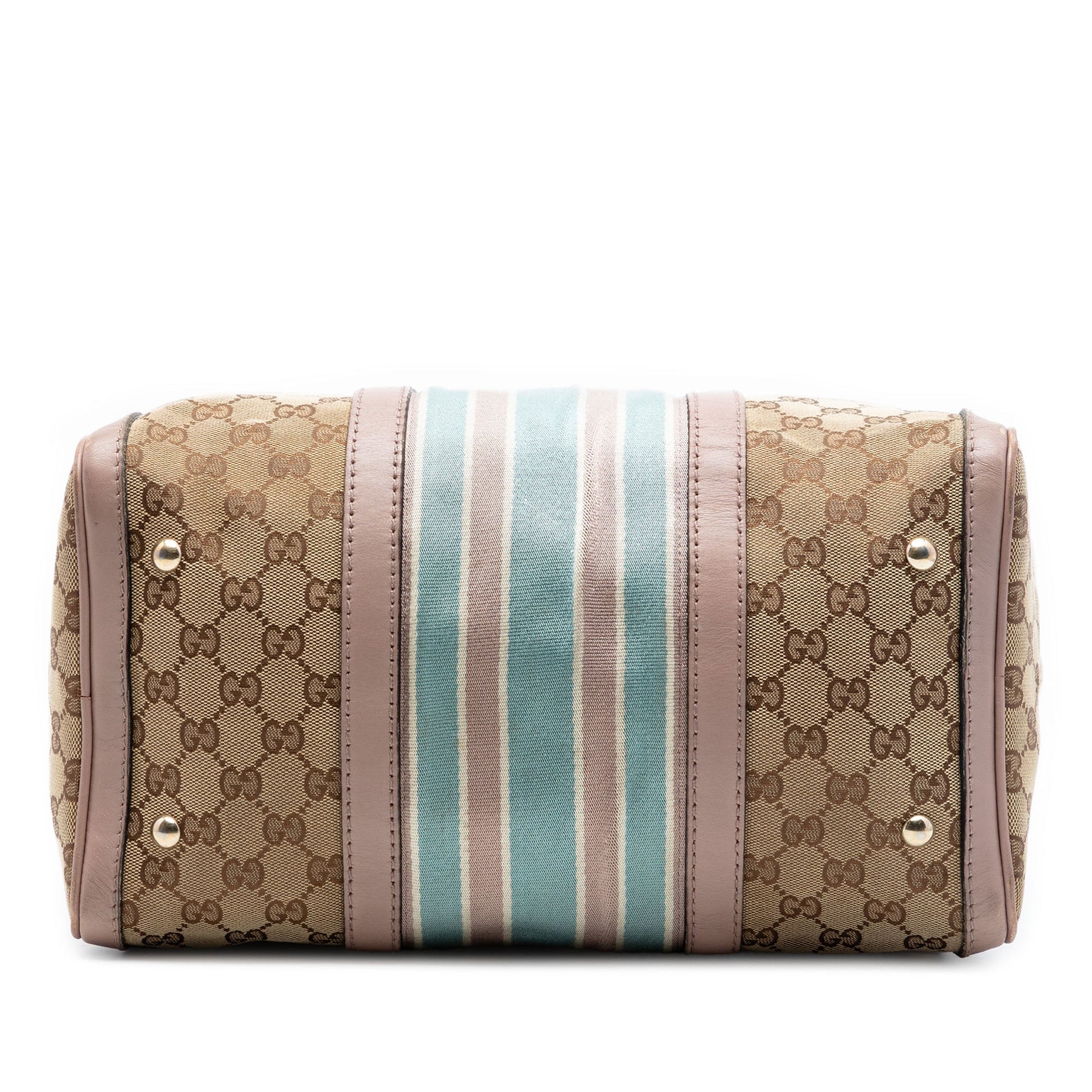 Gucci Medium GG Canvas Web Joy Boston Bag