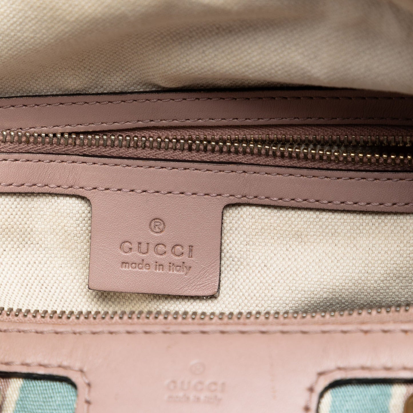 Gucci Medium GG Canvas Web Joy Boston Bag