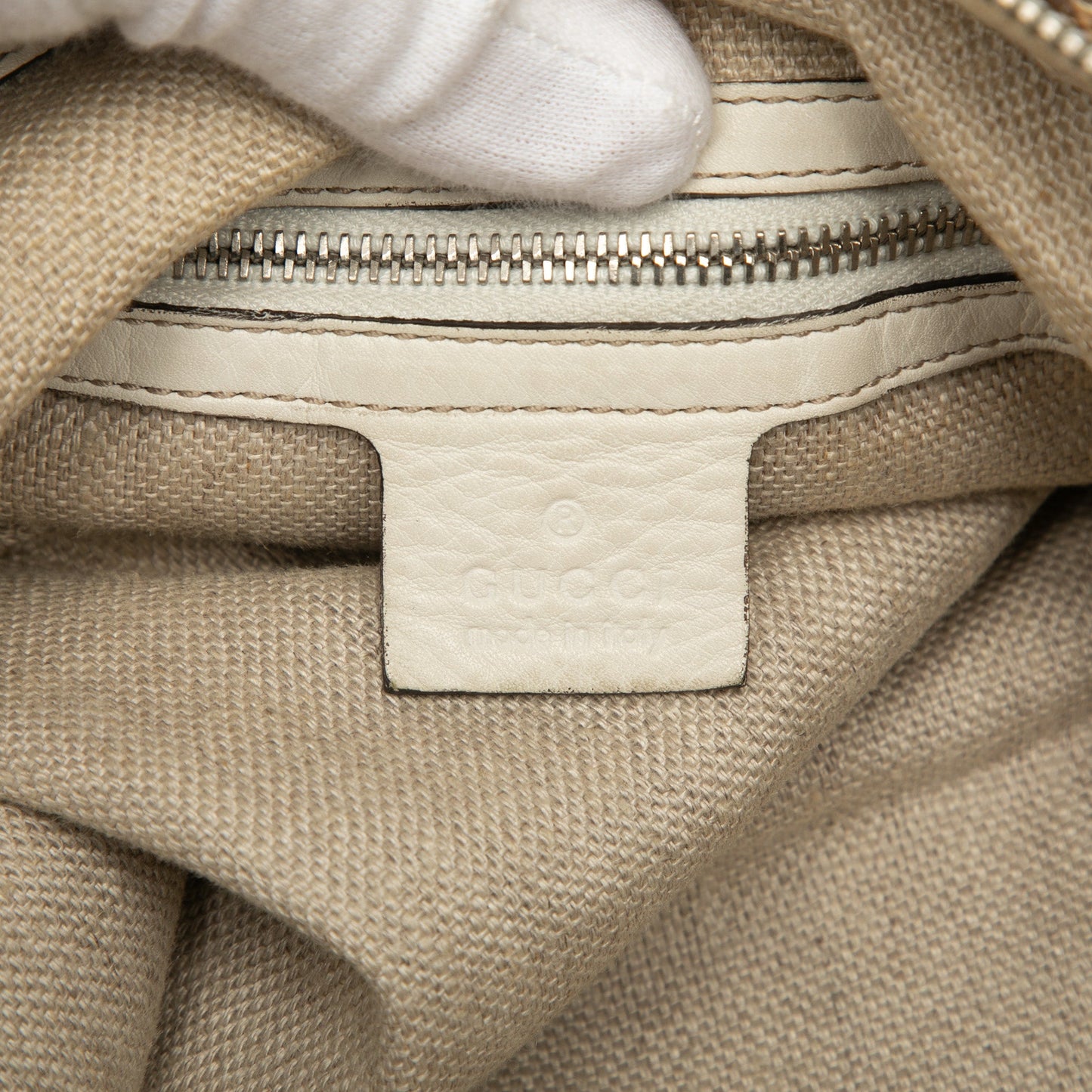 Gucci Large GG Canvas Icon Bit Satchel