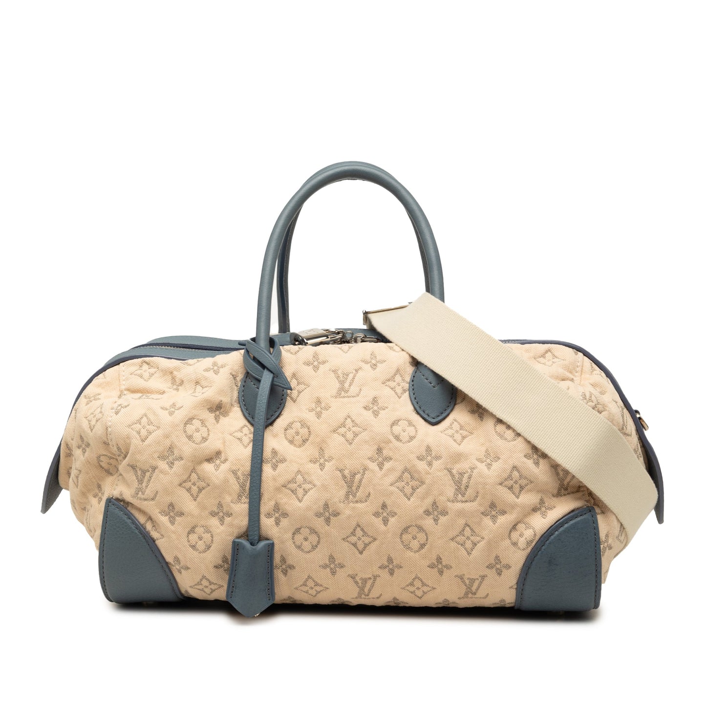 Louis Vuitton Monogram Denim Speedy Round GM