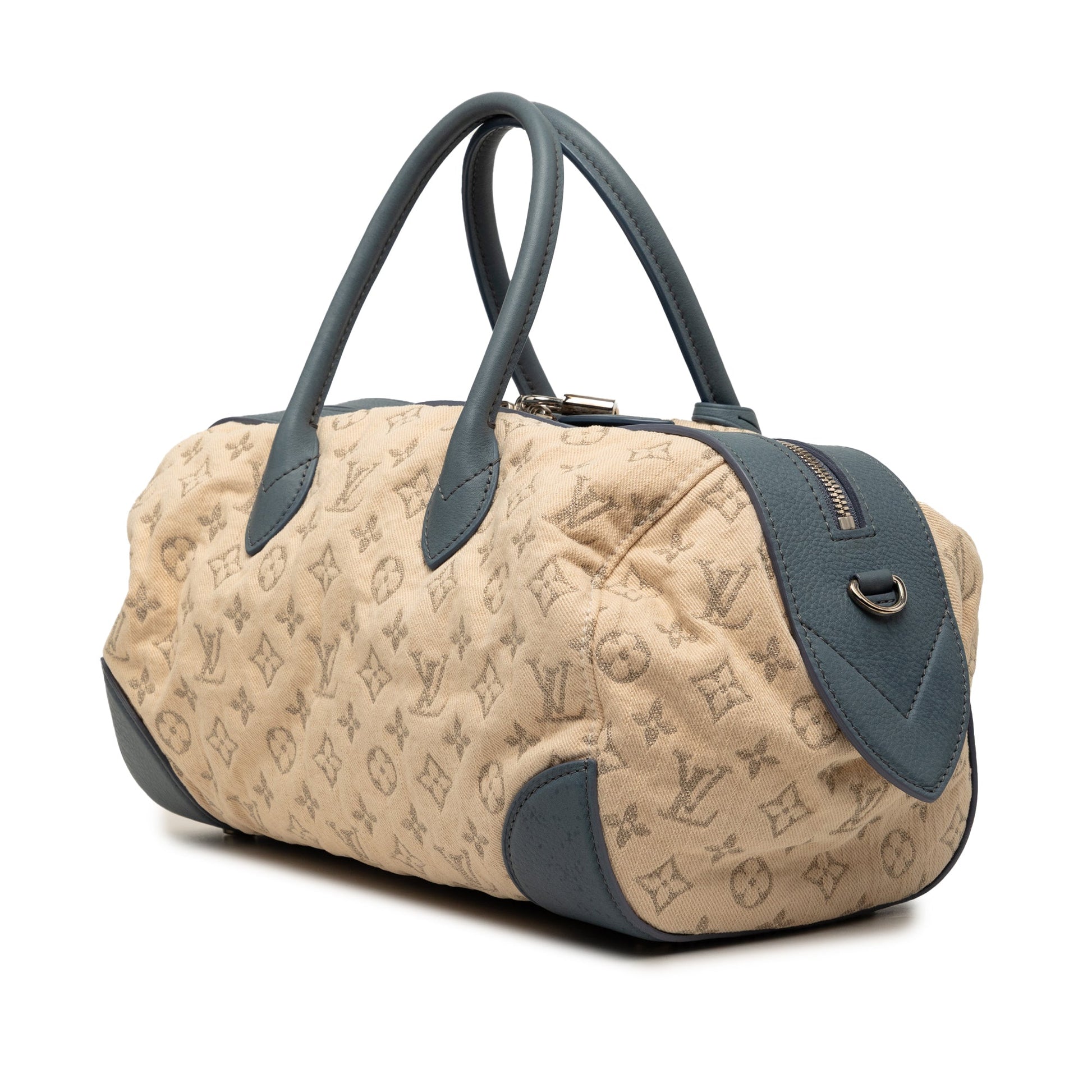 Louis Vuitton Monogram Denim Speedy Round GM