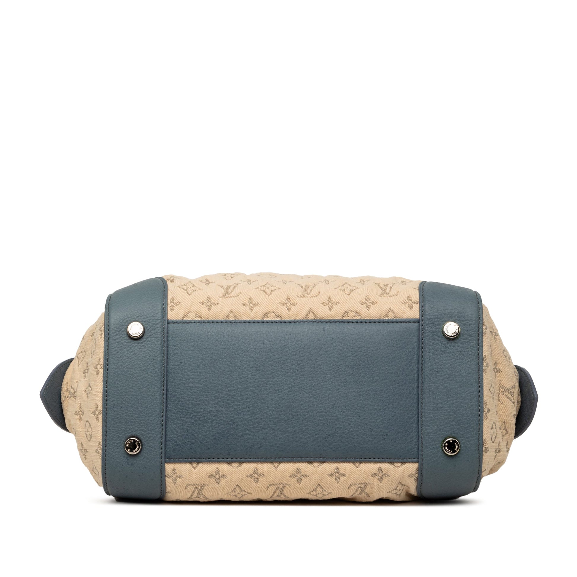 Louis Vuitton Monogram Denim Speedy Round GM