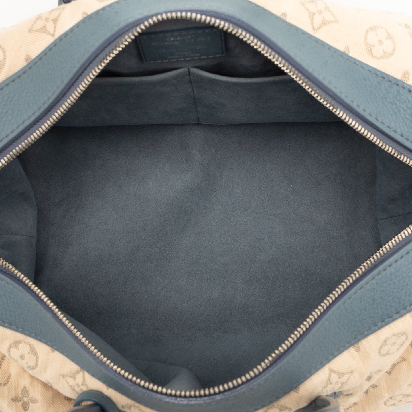 Louis Vuitton Monogram Denim Speedy Round GM