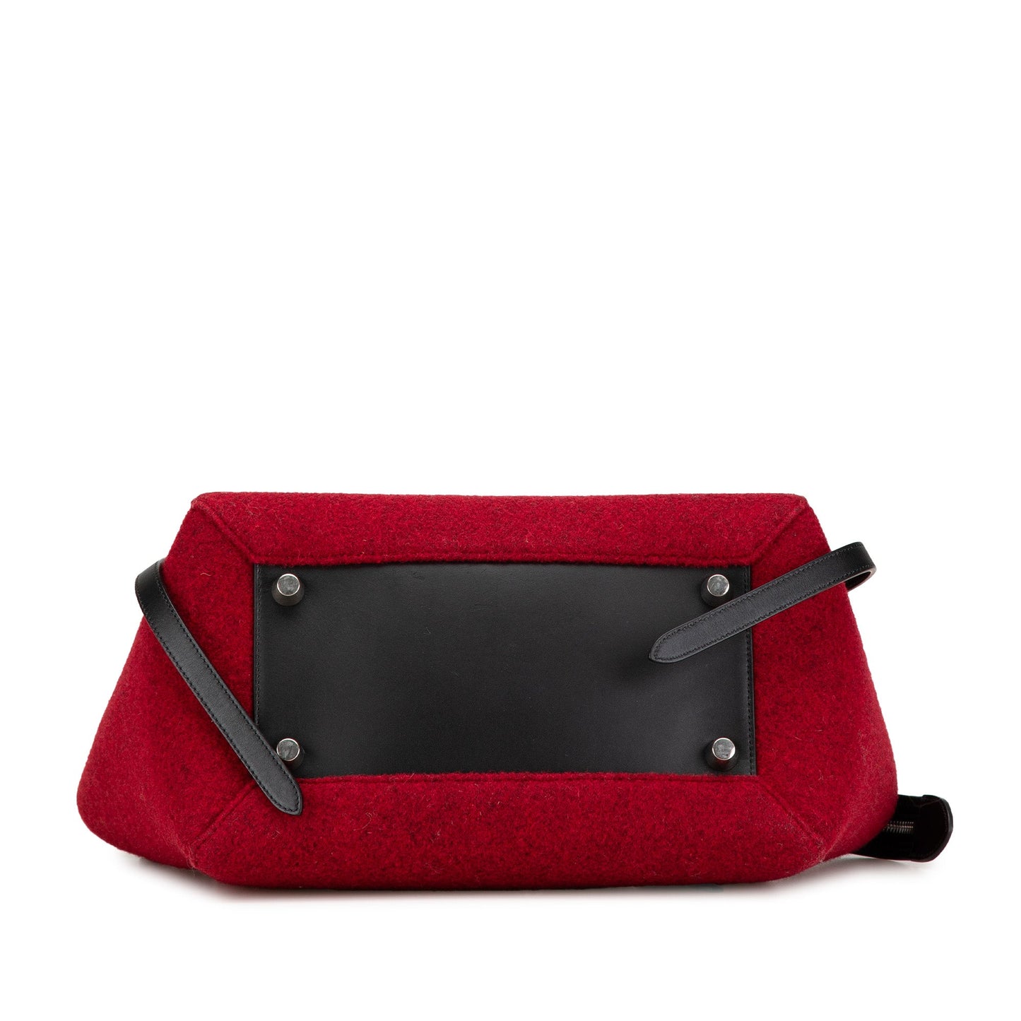 Celine Mini Felt and Calfskin Belt Satchel