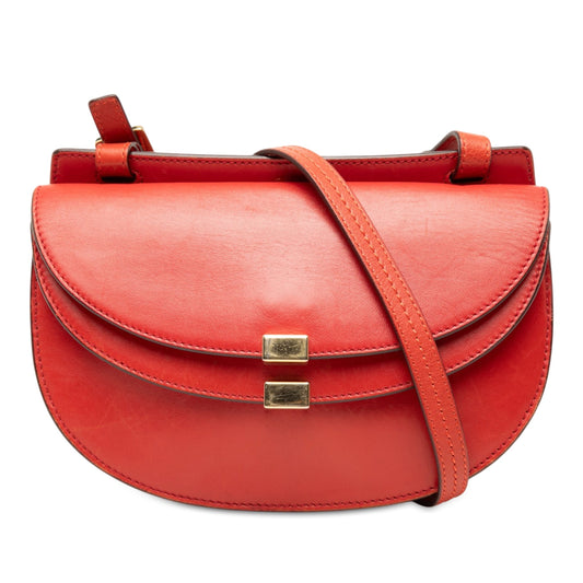 Chloé Calfskin Georgia Double Flap Crossbody