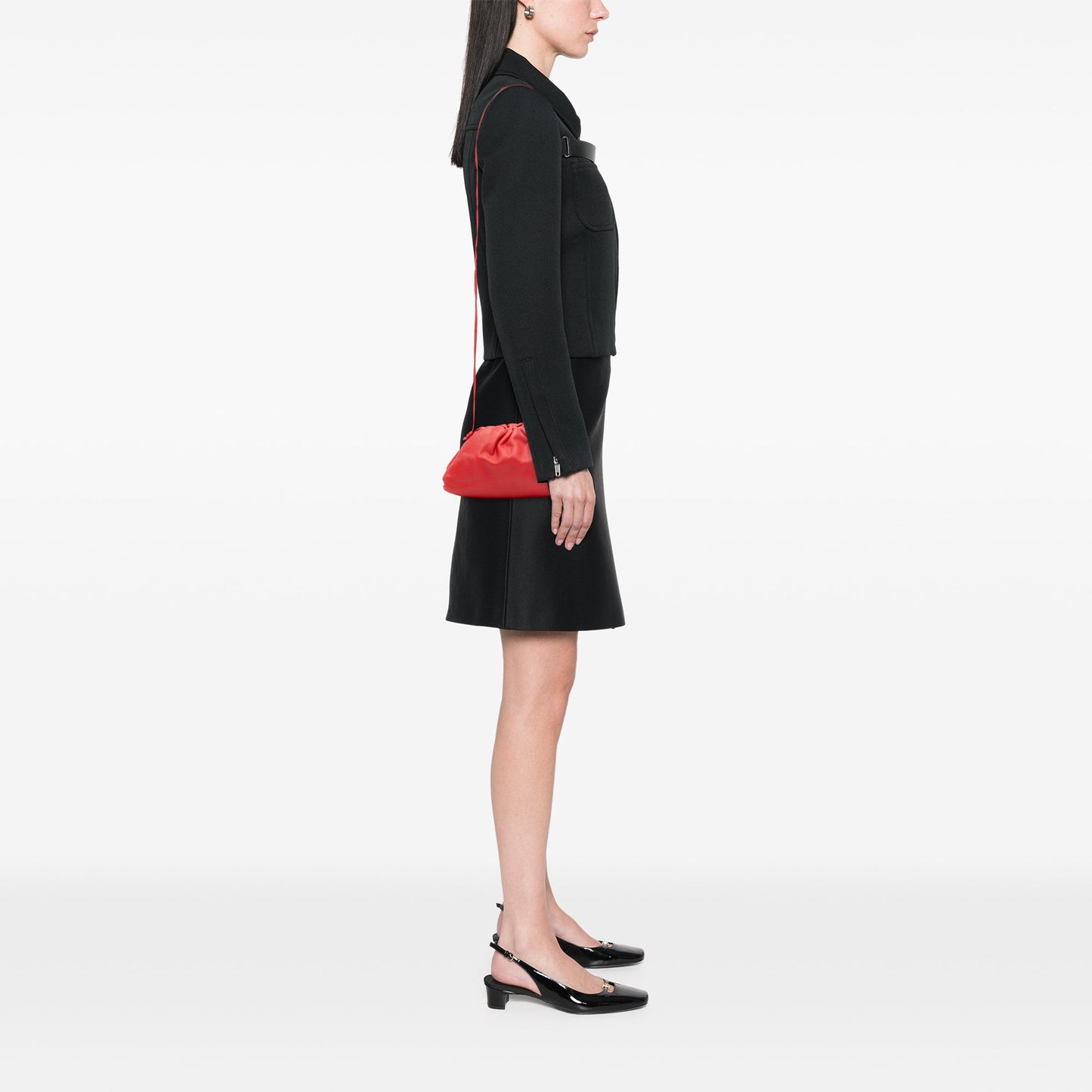 Bottega Veneta Lambskin The Mini Pouch Crossbody