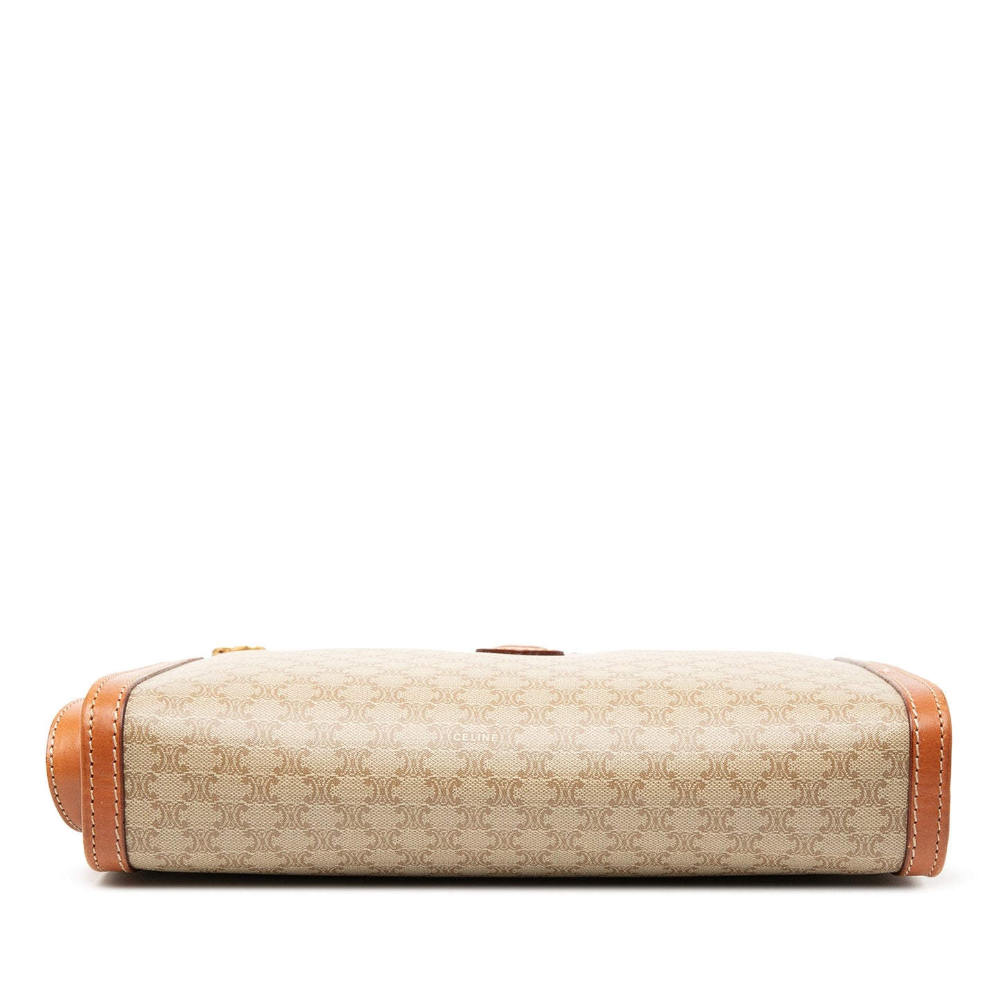 Celine Macadam Coated Canvas Clutch