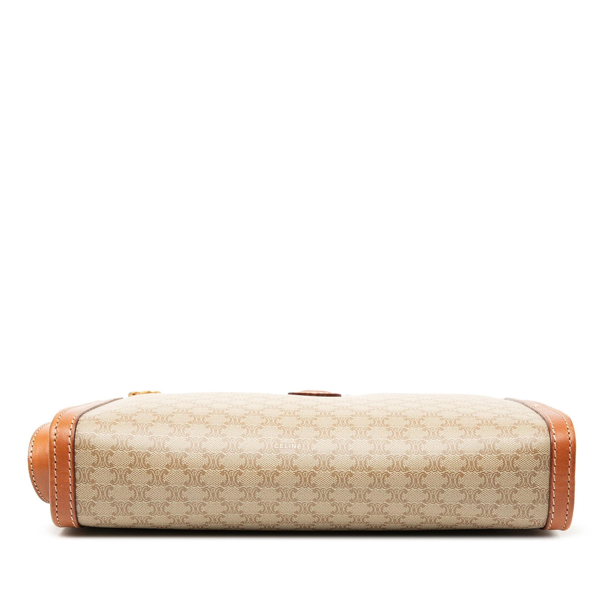 Celine Macadam Coated Canvas Clutch