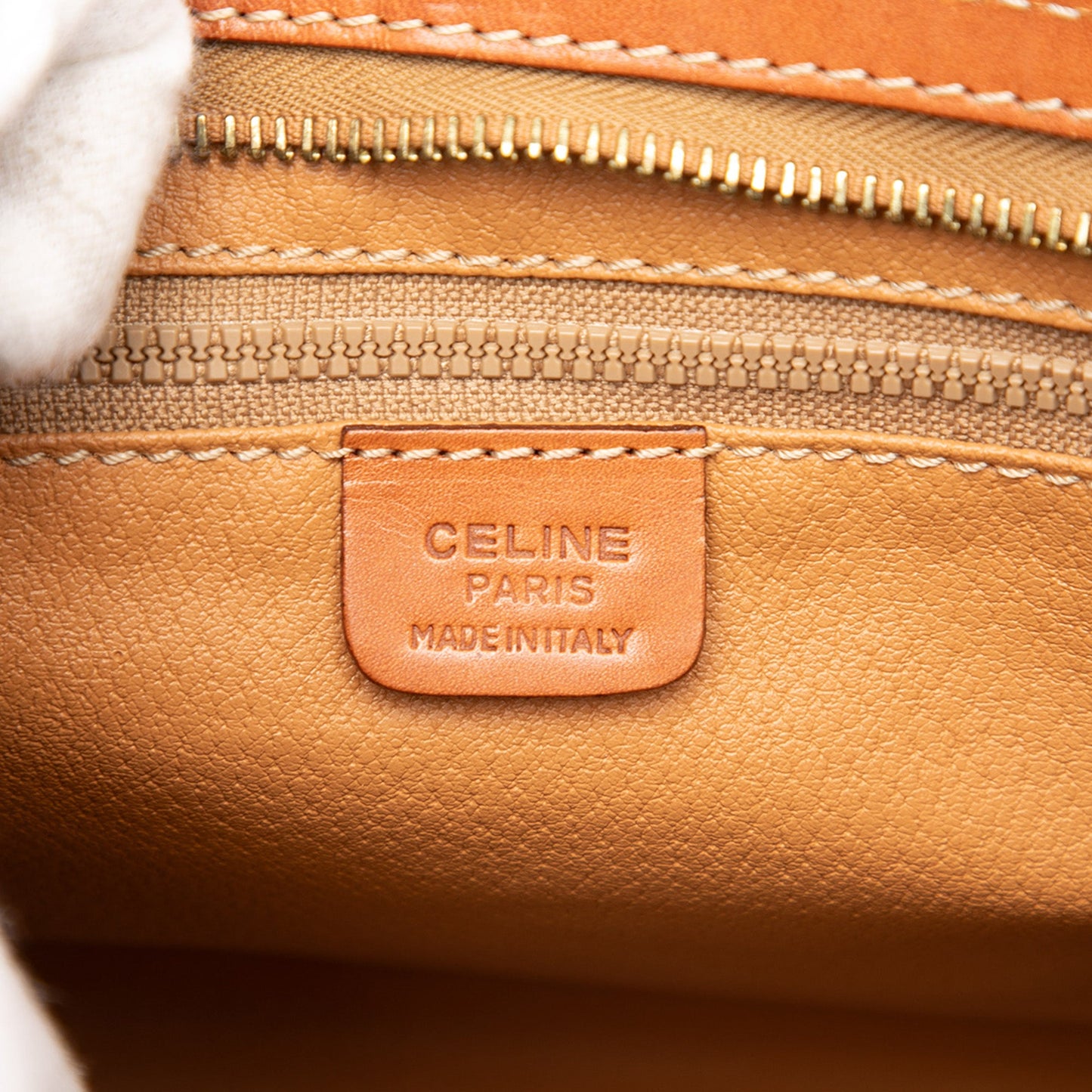 Celine Macadam Coated Canvas Clutch