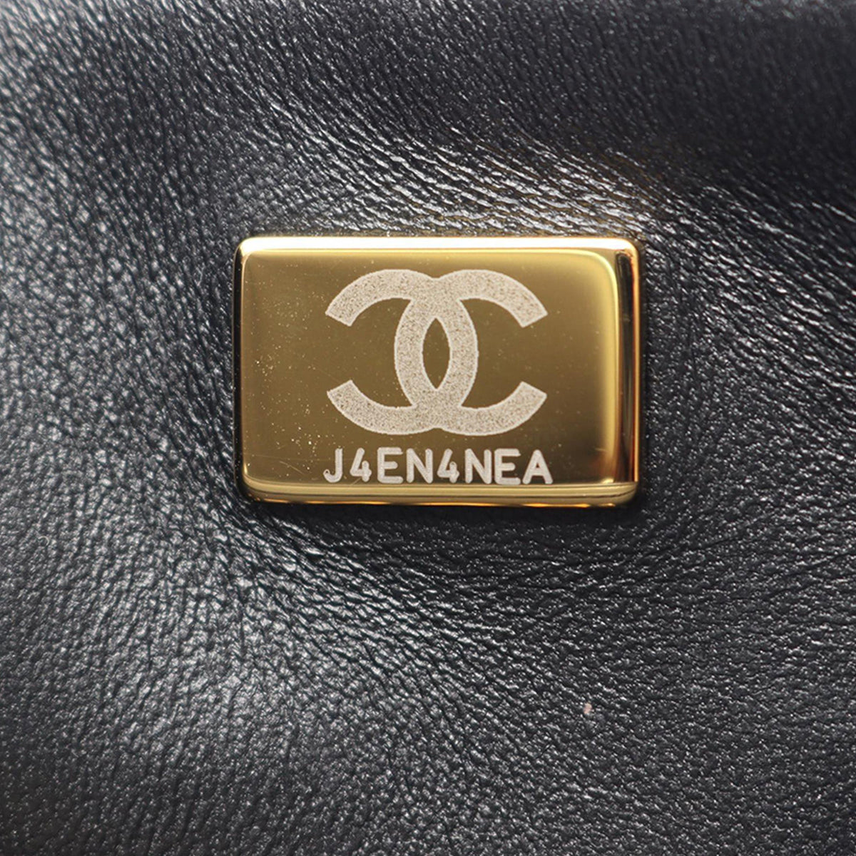 Chanel Medium Quilted Lambskin Golden Links Top Handle Flap
