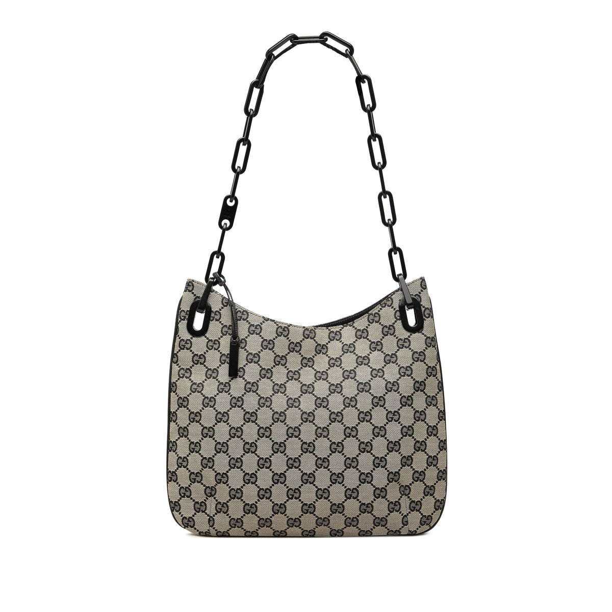 Gucci GG Canvas Chain Hobo — Beige