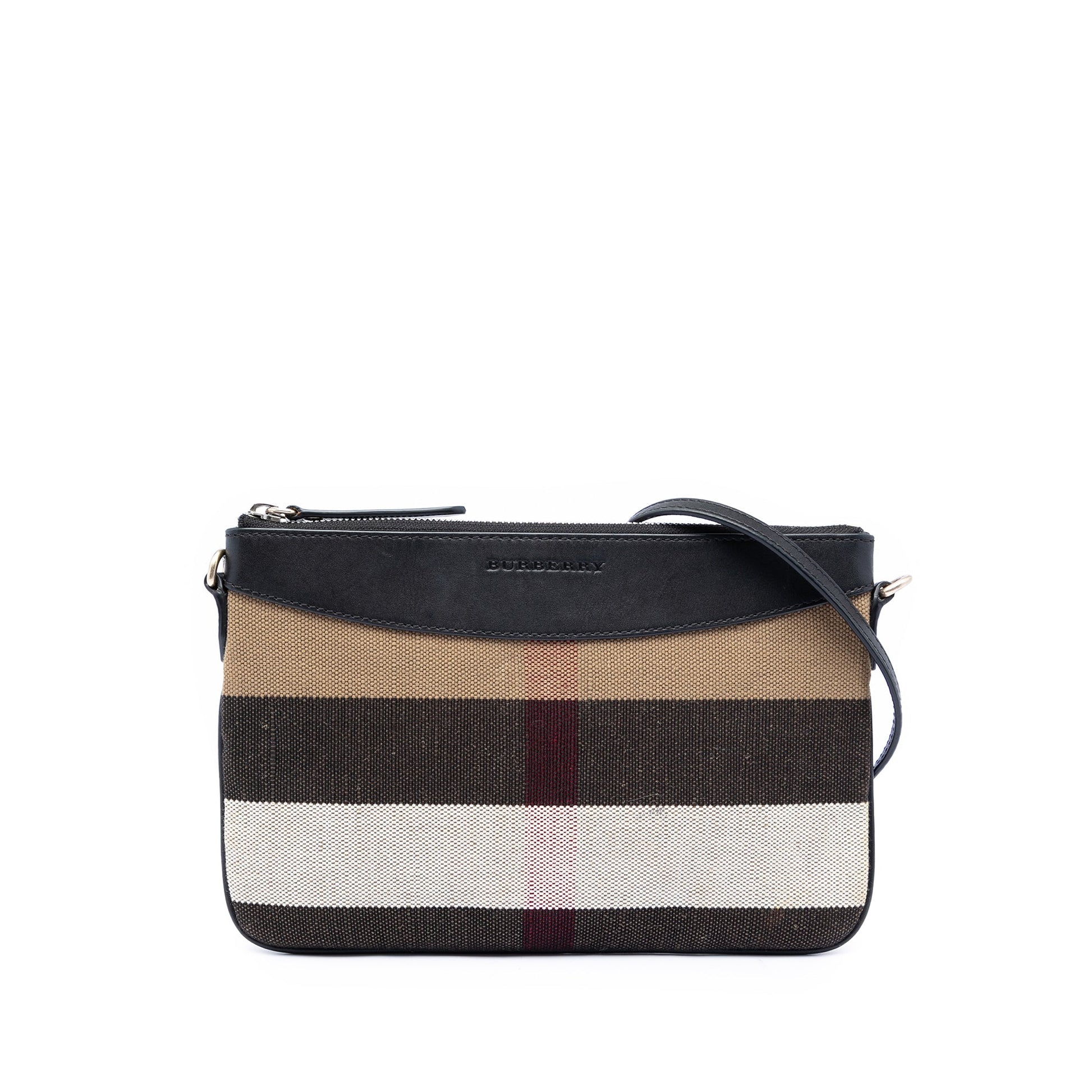 Burberry Mega Check Canvas Peyton Crossbody