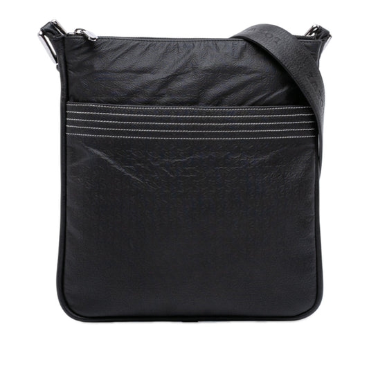 LOEWE Embossed Anagram Coated Canvas Repeat Crossbody