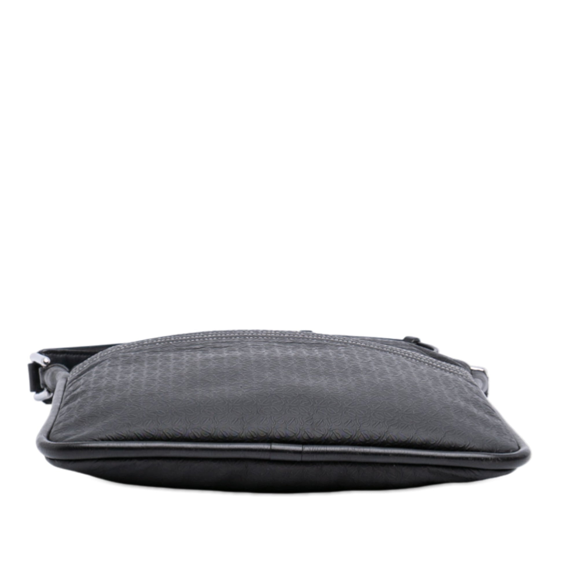 LOEWE Embossed Anagram Coated Canvas Repeat Crossbody