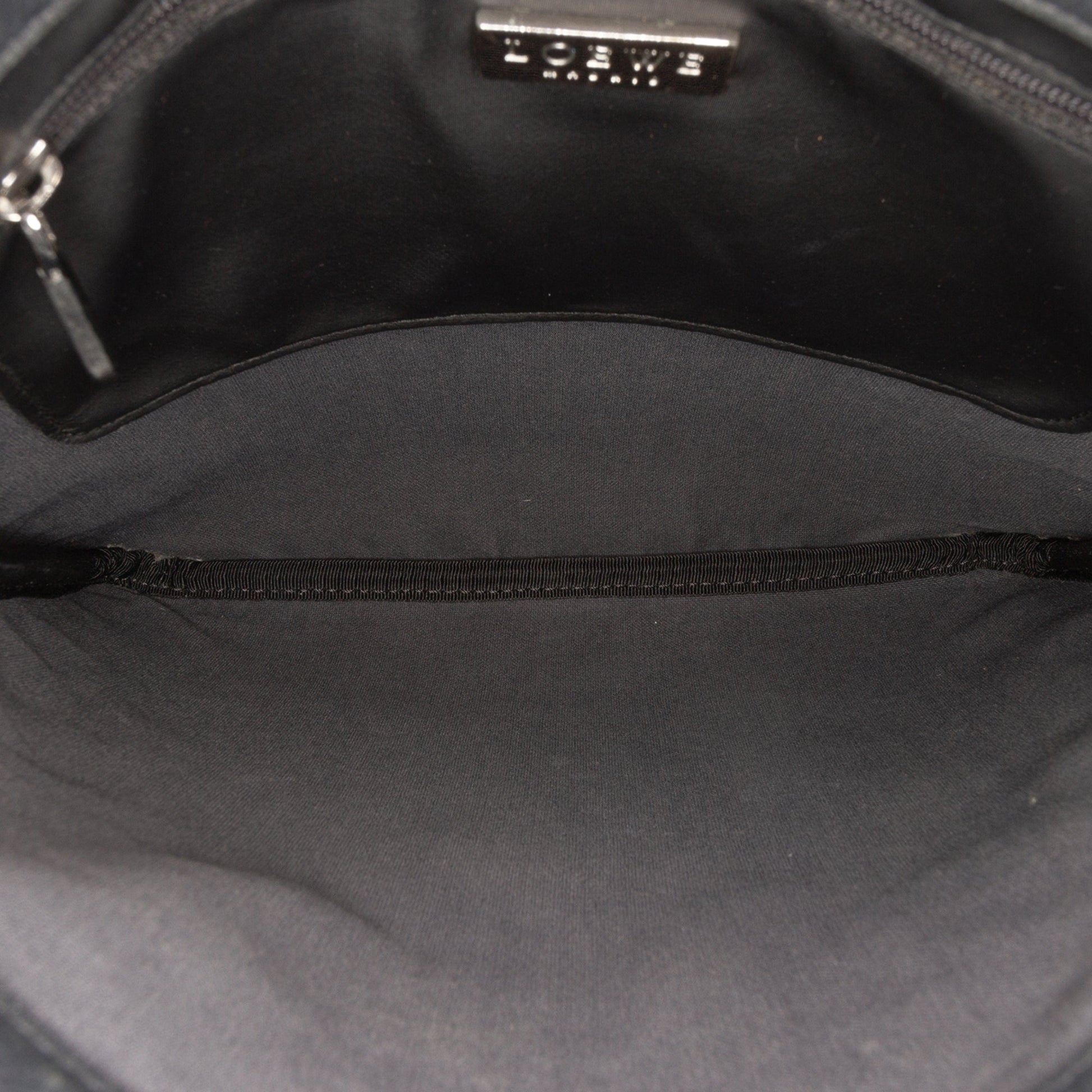 LOEWE Embossed Anagram Coated Canvas Repeat Crossbody